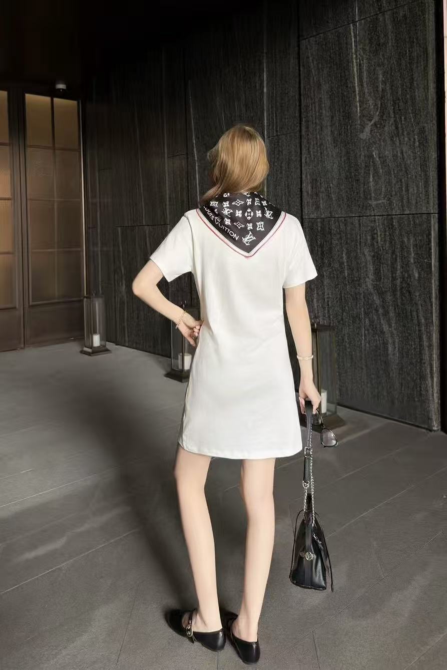 LVスカーフ ＋ ドレス【50％割引+送料無料】