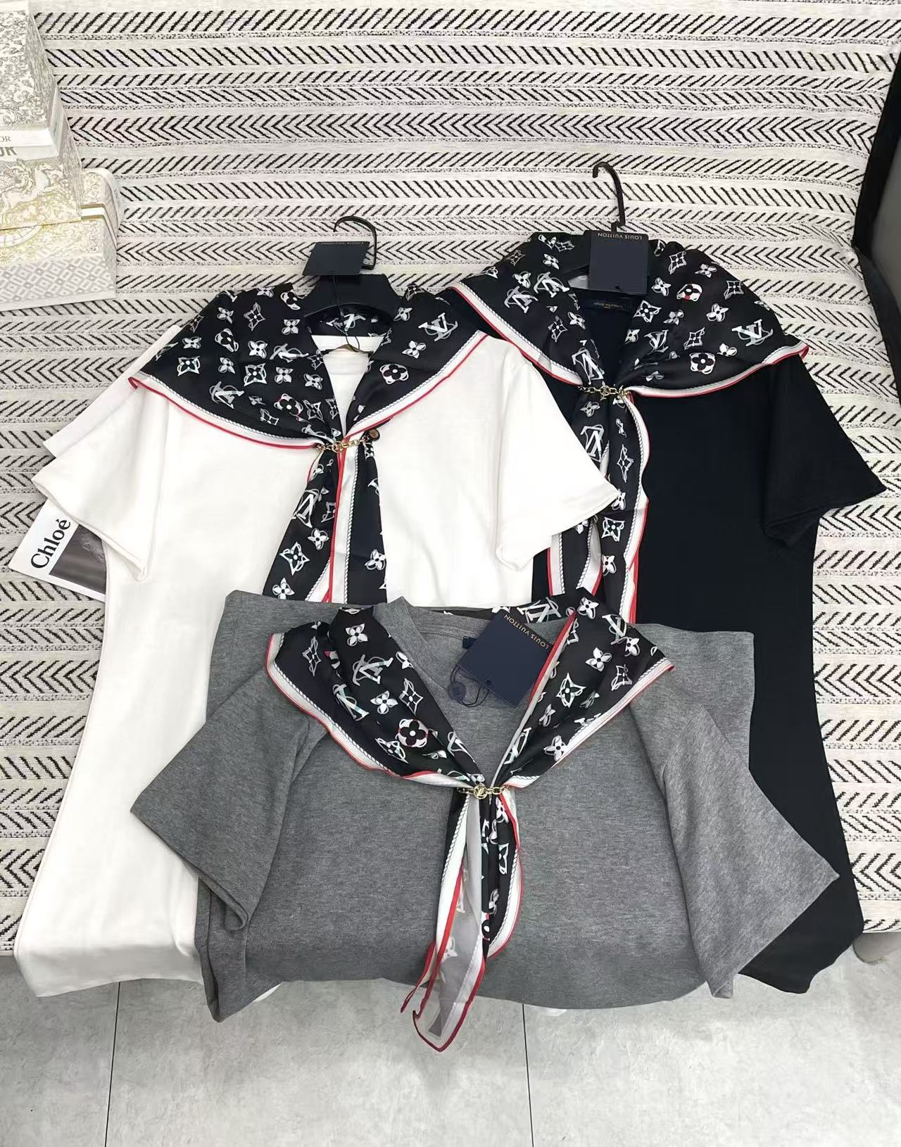 LVスカーフ ＋ ドレス【50％割引+送料無料】