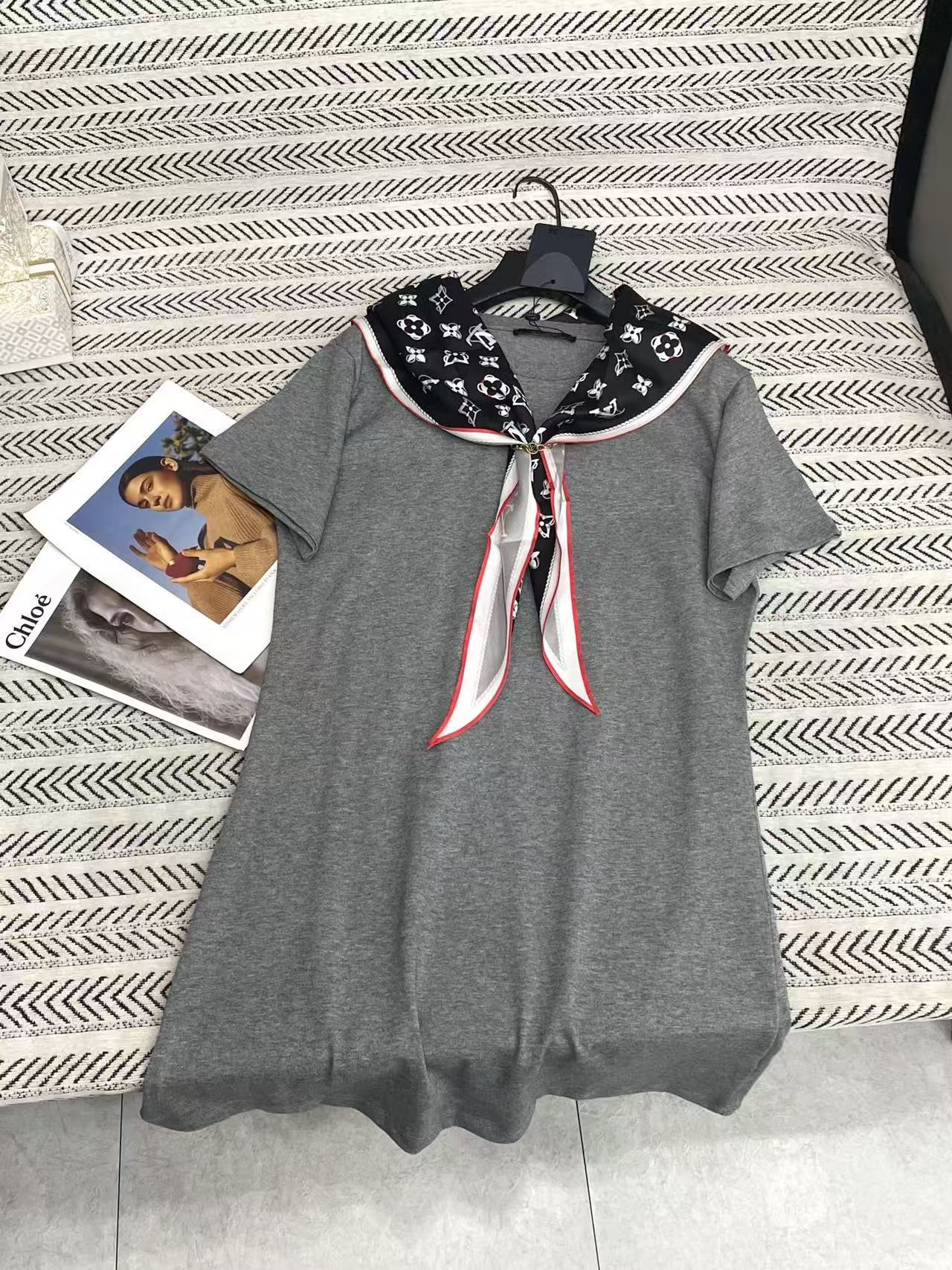 LVスカーフ ＋ ドレス【50％割引+送料無料】