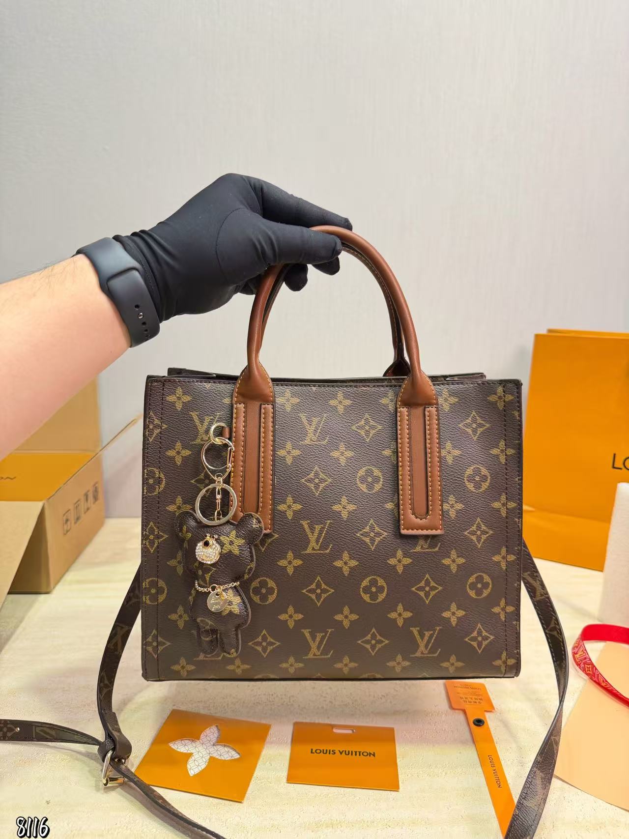 LVプリント トートバッグ【50％割引+送料無料】