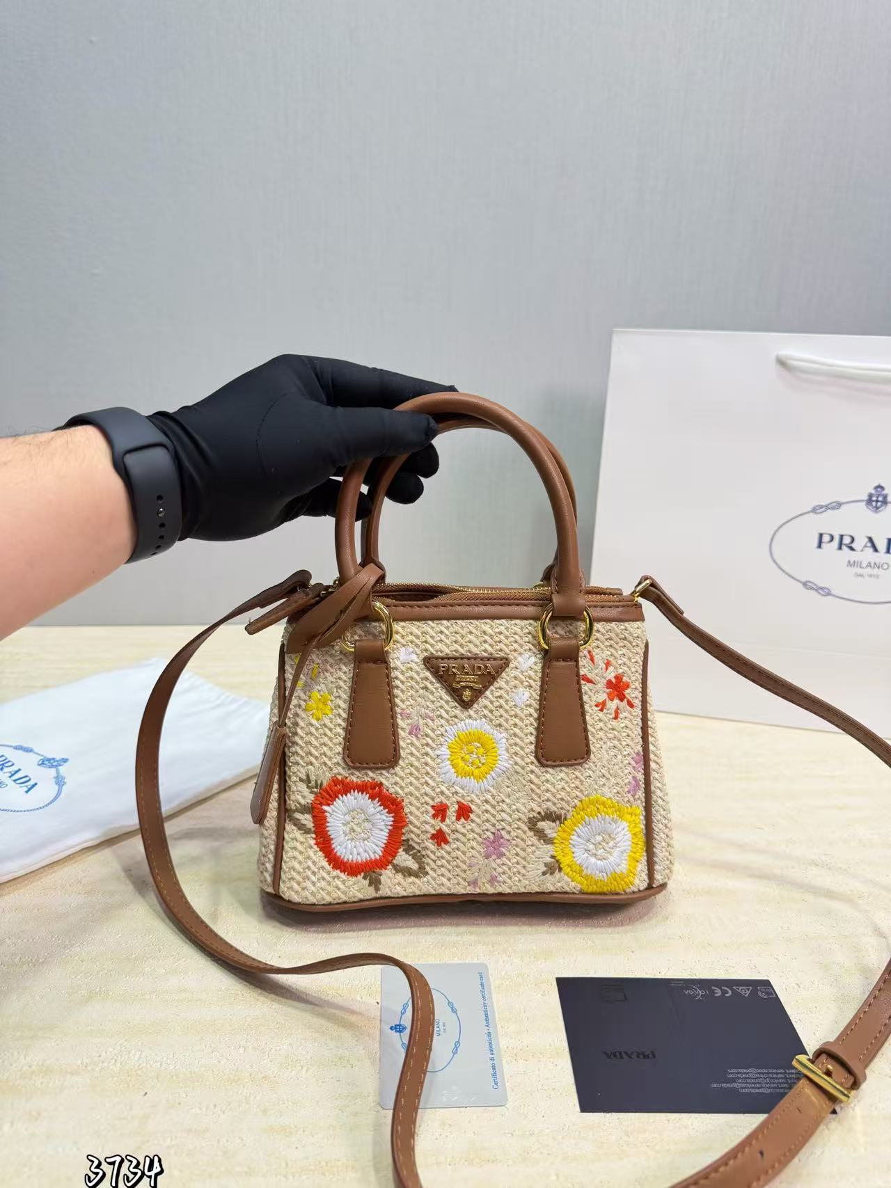 PR4DA ストロートート（刺繍トライアングルロゴ入り）【50％割引+送料無料】