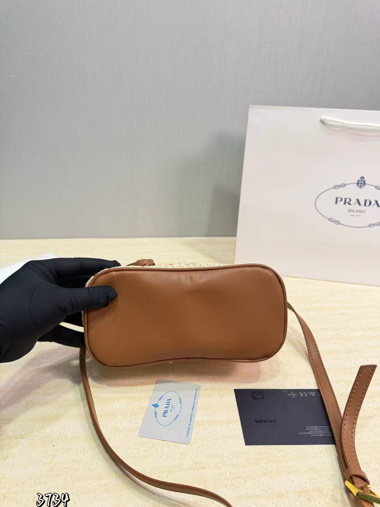 PR4DA ストロートート（刺繍トライアングルロゴ入り）【50％割引+送料無料】