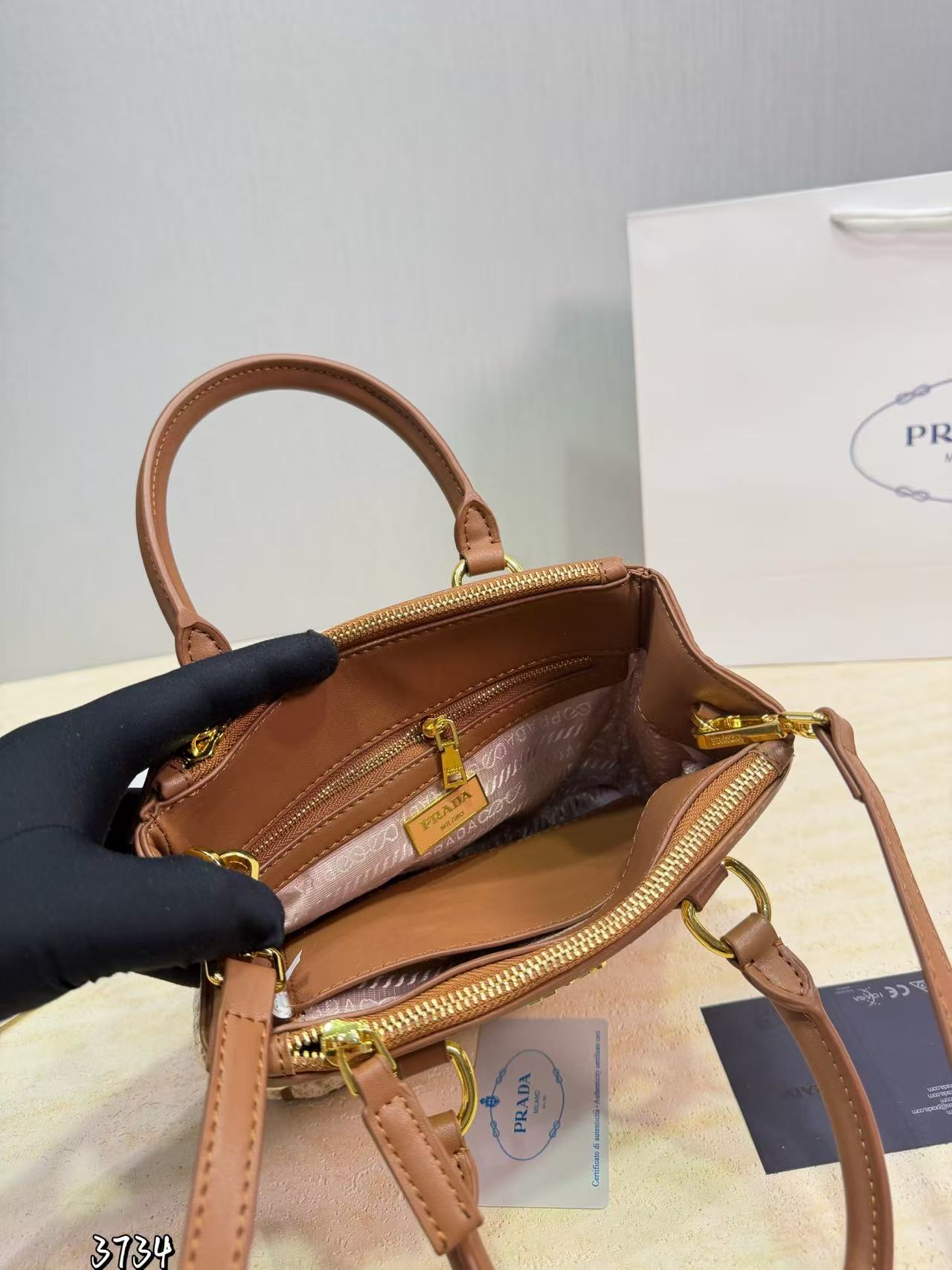 PR4DA ストロートート（刺繍トライアングルロゴ入り）【50％割引+送料無料】