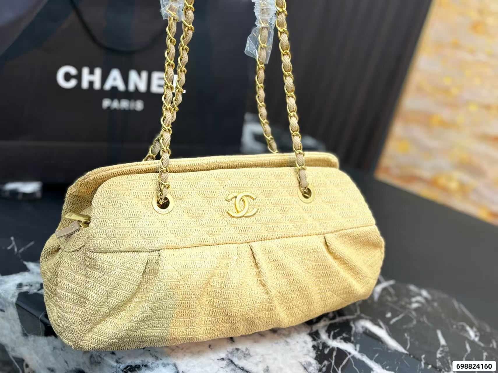 CHANE1 キルティングチェーンバッグ【 50％割引+送料無料】