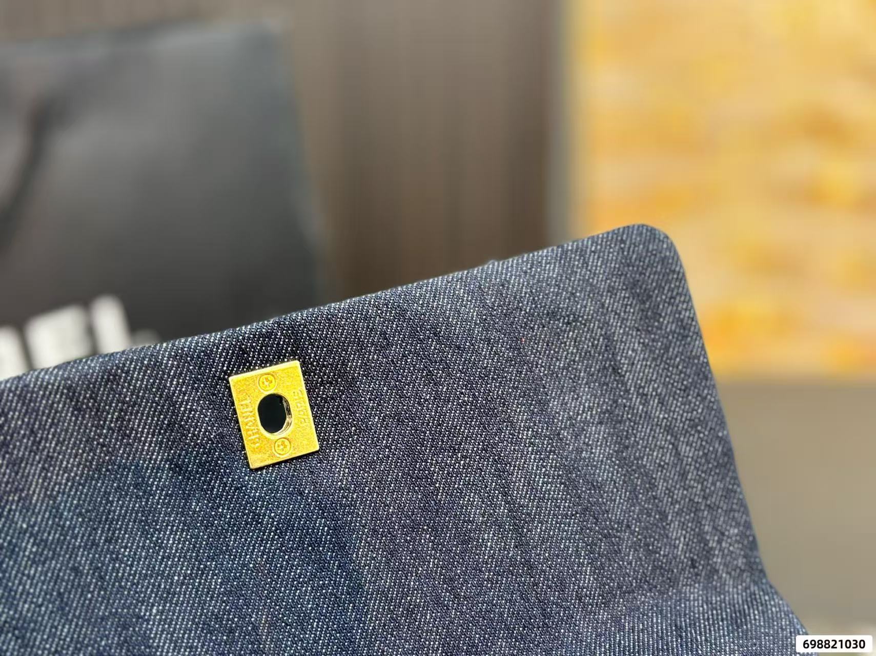 CHANE1 キャンバスデニムチェーンハンドバッグ【 50％割引+送料無料】