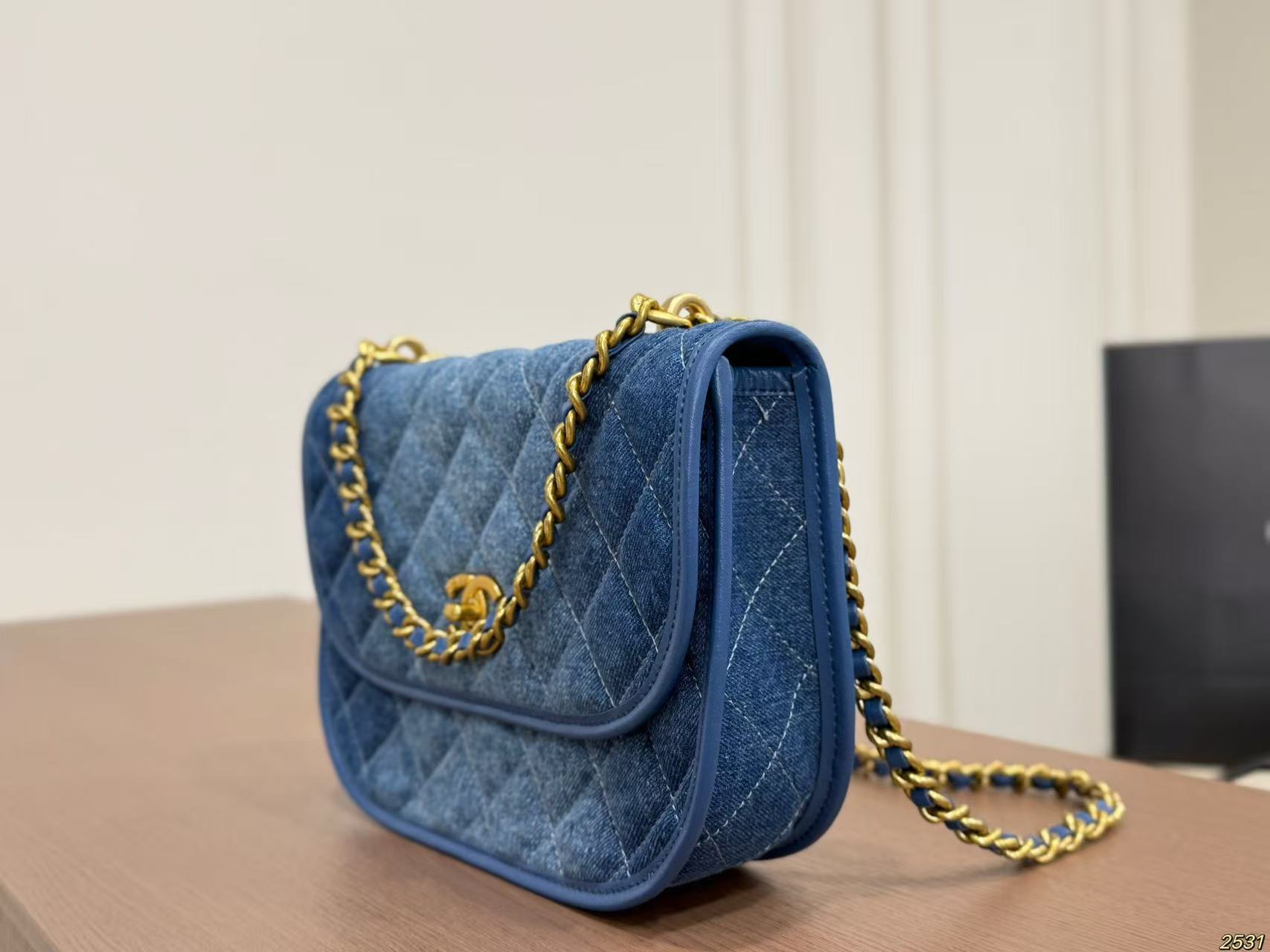 LV グラデーションデニム・サドルバッグ【 50％割引+送料無料】