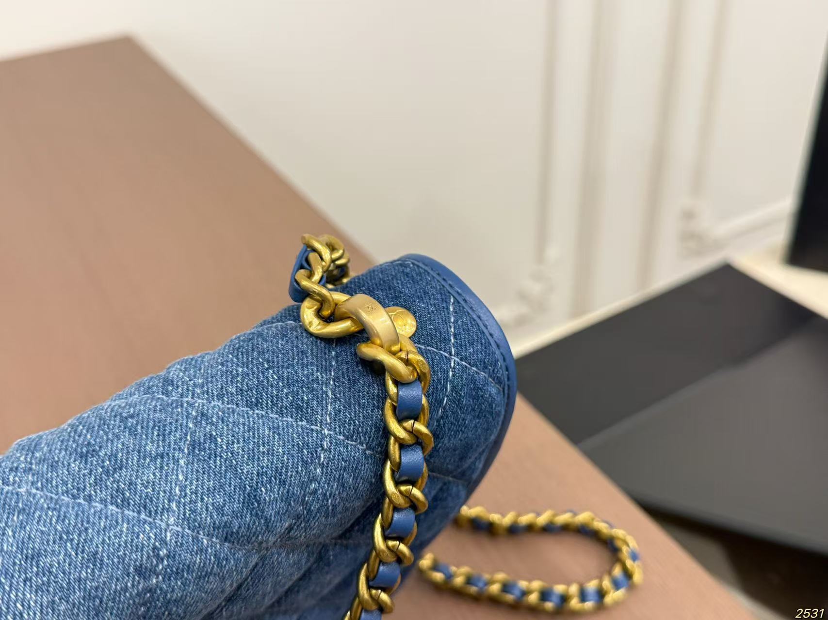 LV グラデーションデニム・サドルバッグ【 50％割引+送料無料】