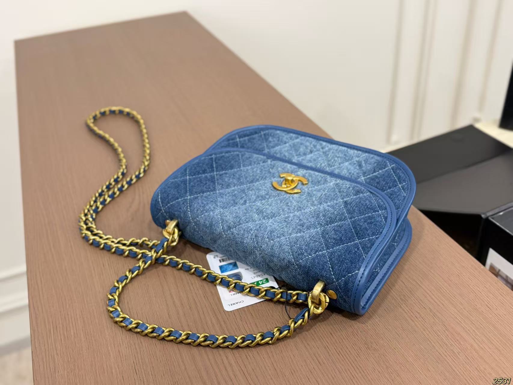 LV グラデーションデニム・サドルバッグ【 50％割引+送料無料】