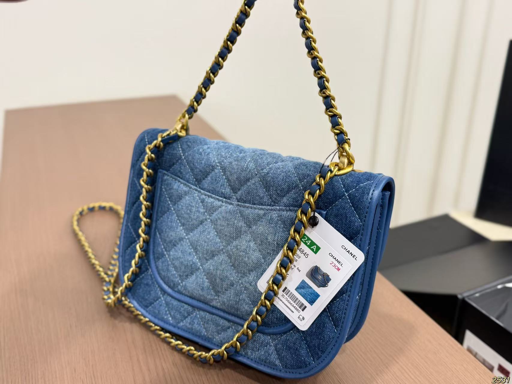 LV グラデーションデニム・サドルバッグ【 50％割引+送料無料】