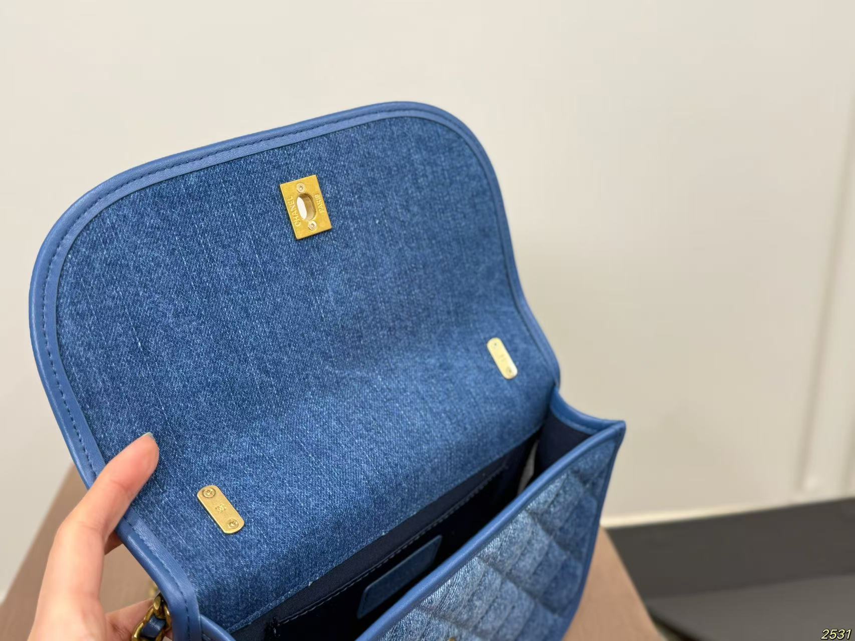 LV グラデーションデニム・サドルバッグ【 50％割引+送料無料】