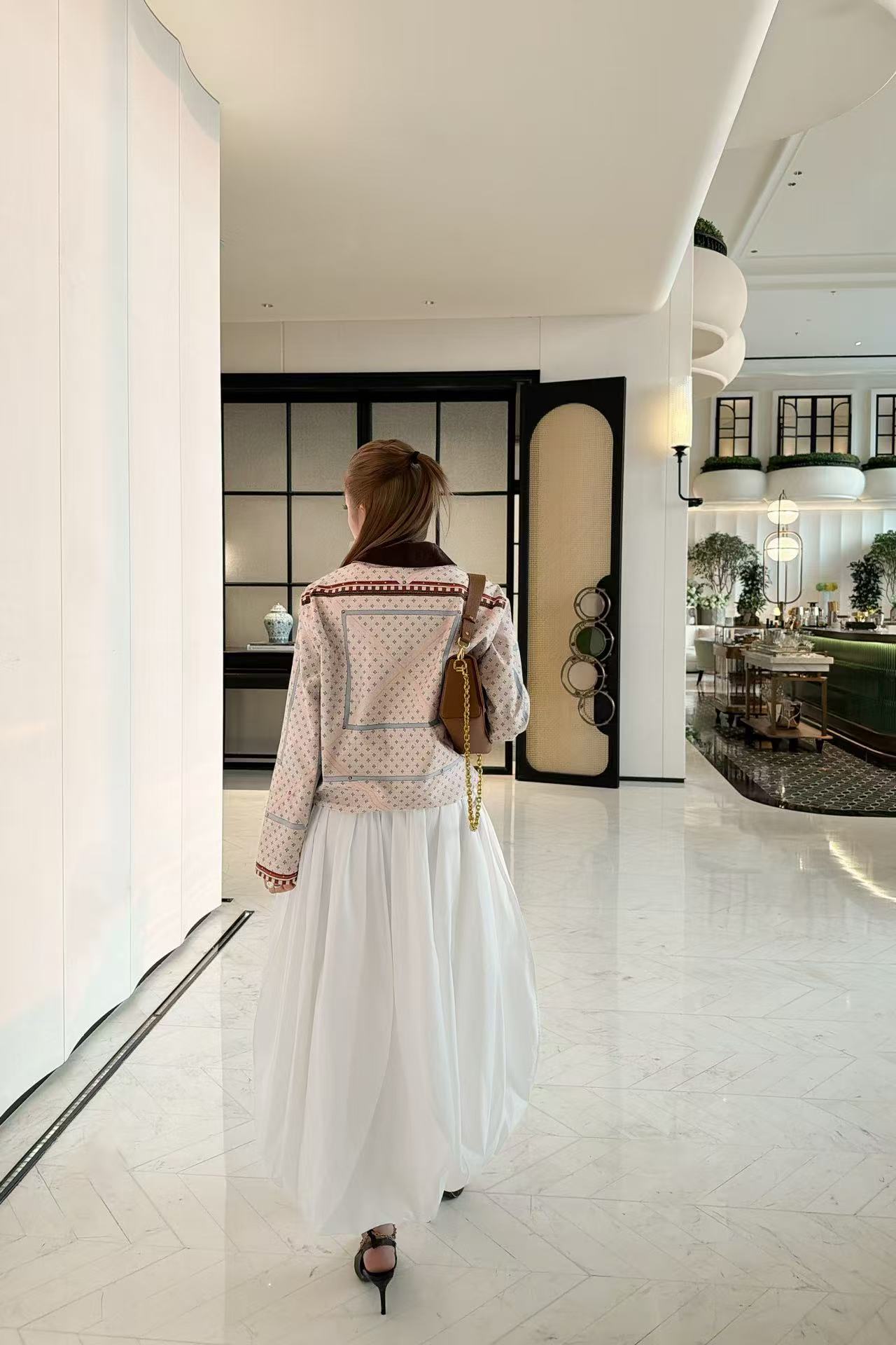 LVラペル・プリント・ジャケット【50％割引+送料無料】