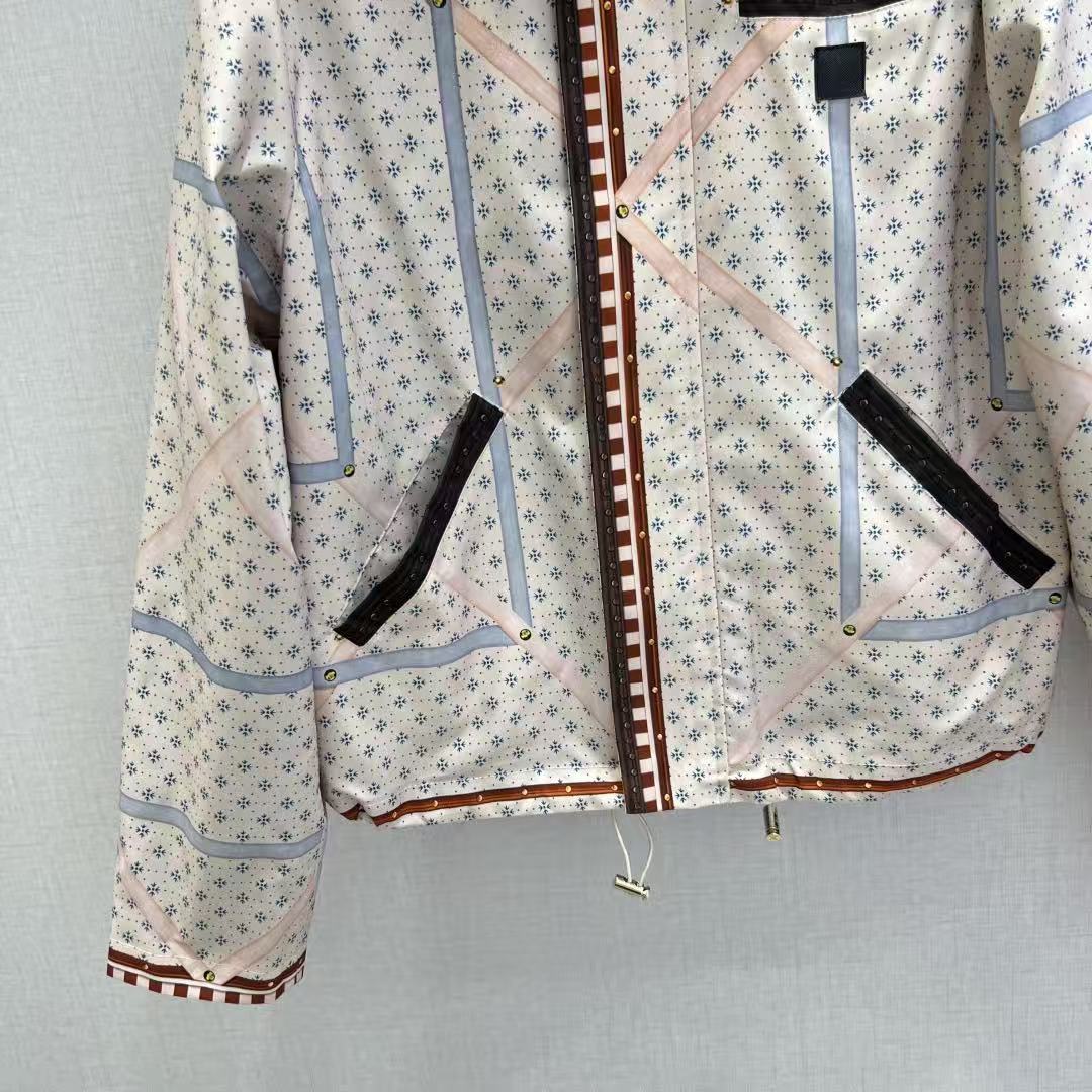 LVラペル・プリント・ジャケット【50％割引+送料無料】