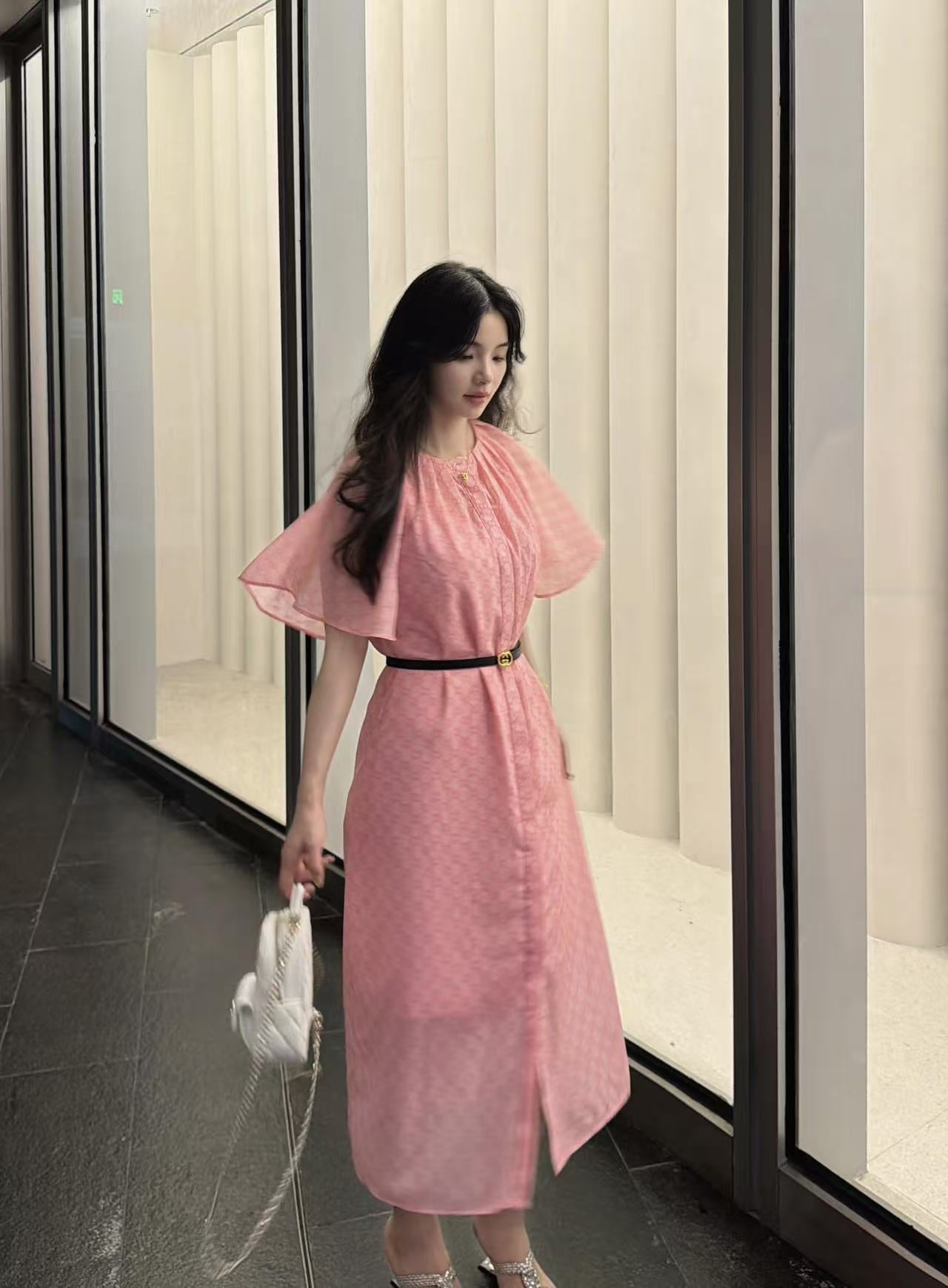 GUCCI 高品質ダブルGプリントドレス【50％割引+送料無料】