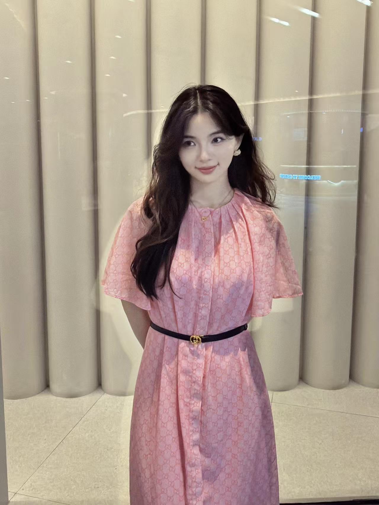 GUCCI 高品質ダブルGプリントドレス【50％割引+送料無料】