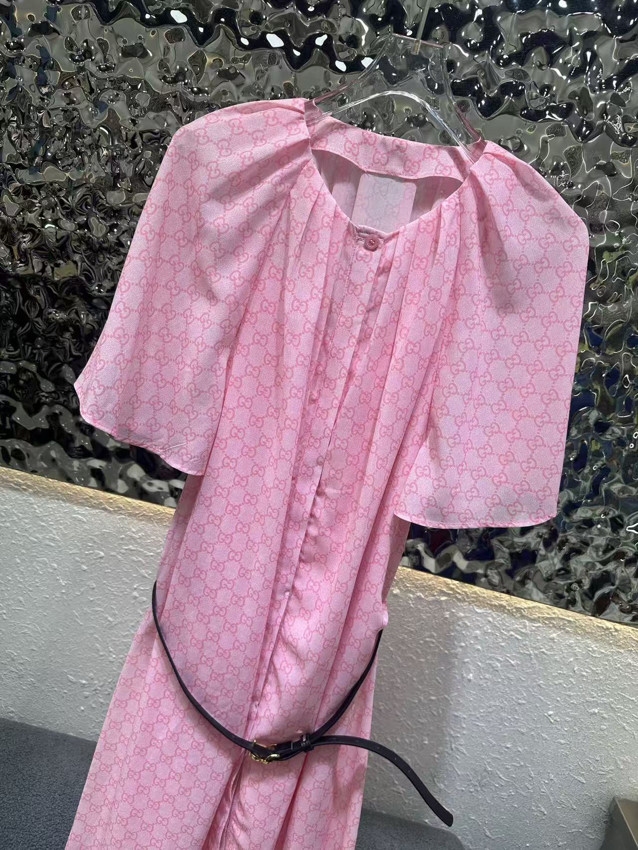 GUCCI 高品質ダブルGプリントドレス【50％割引+送料無料】