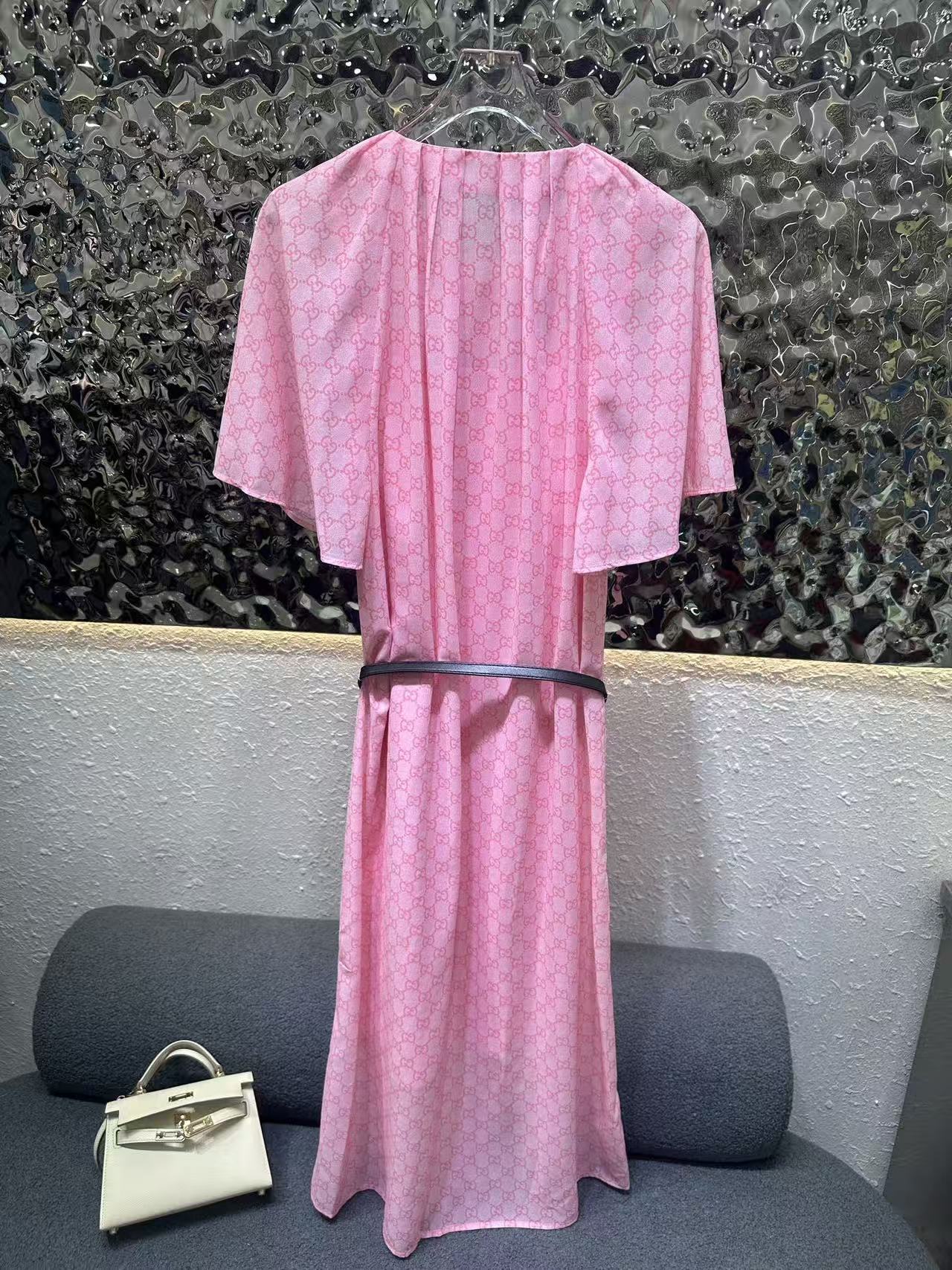 GUCCI 高品質ダブルGプリントドレス【50％割引+送料無料】