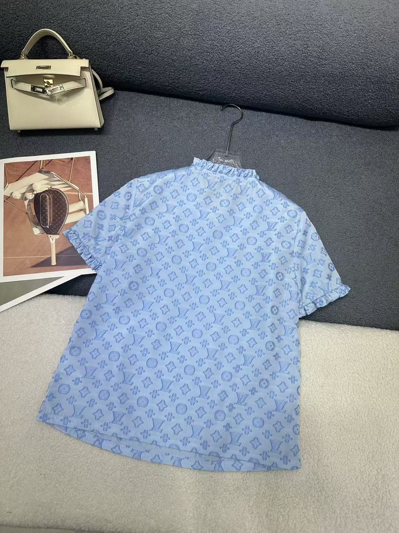 LV 高品質ハーフジップ・ジャカードトップス【50％割引+送料無料】