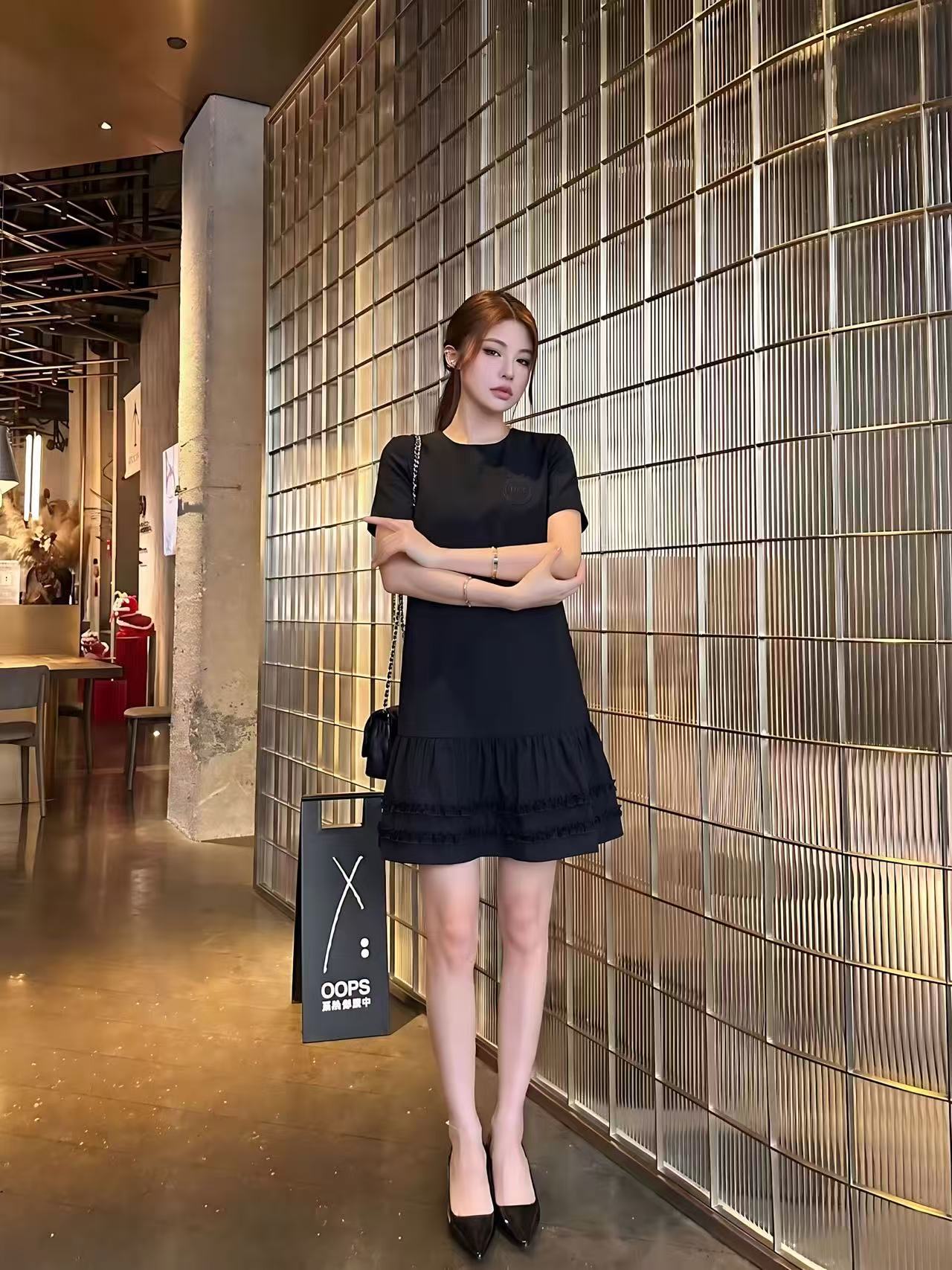 DI0R高品質な刺繍入りレタードレス【50％割引+送料無料】