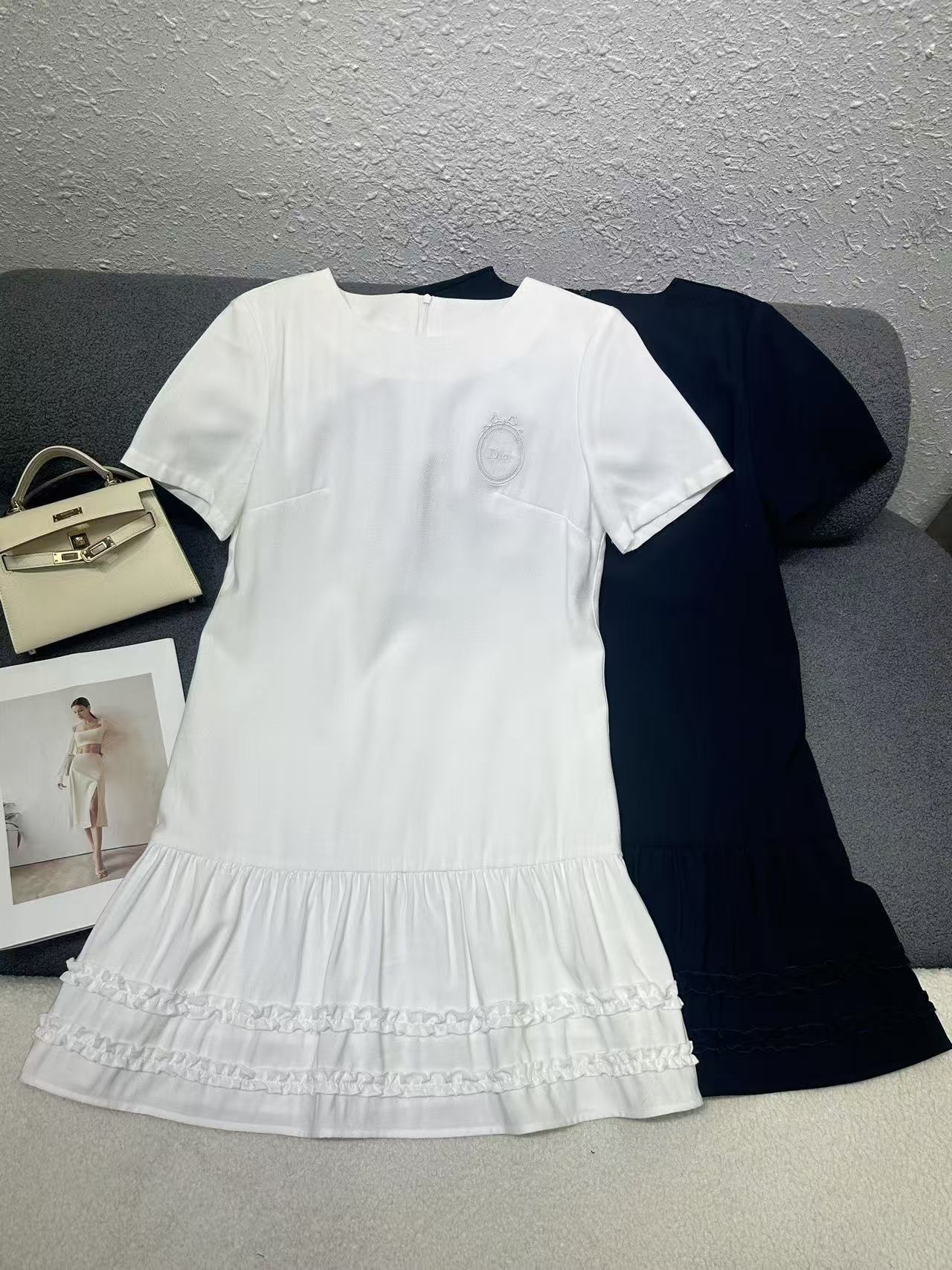 DI0R高品質な刺繍入りレタードレス【50％割引+送料無料】