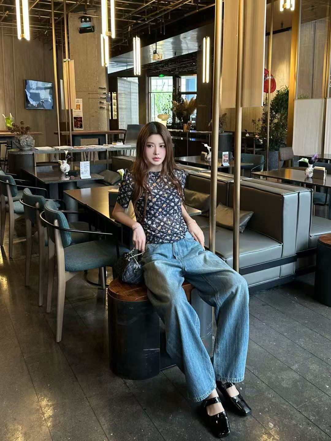 LVプリントTシャツ【50％割引+送料無料】