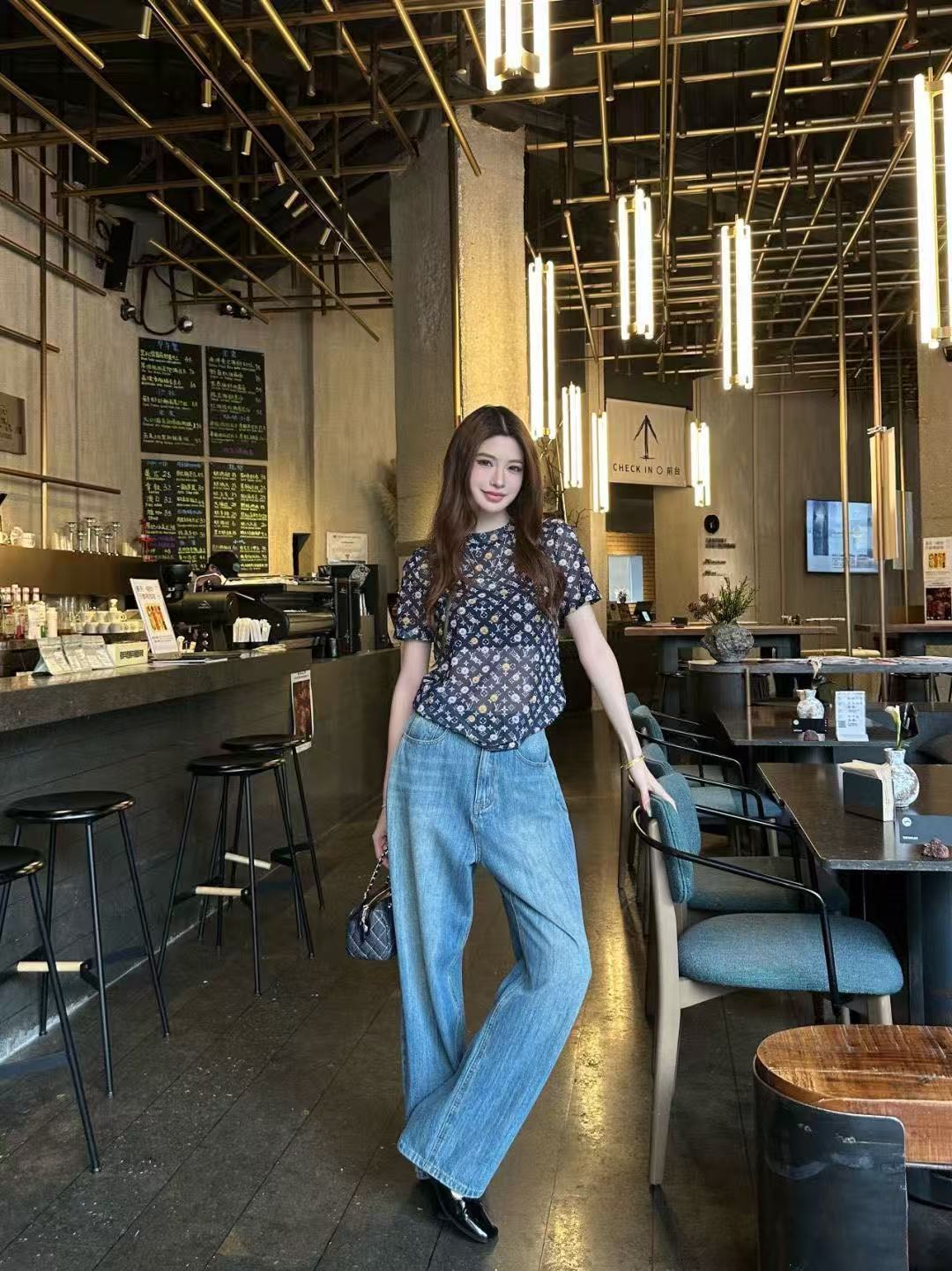 LVプリントTシャツ【50％割引+送料無料】