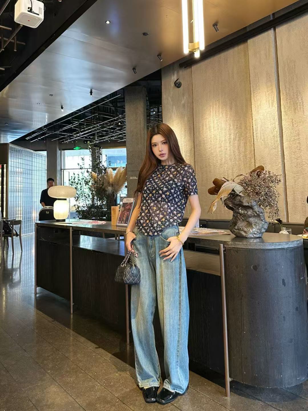 LVプリントTシャツ【50％割引+送料無料】