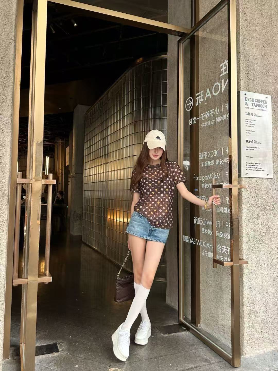 LVプリントTシャツ【50％割引+送料無料】