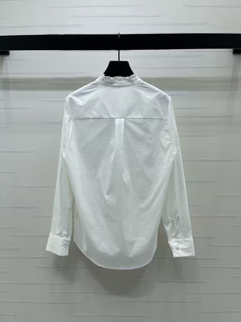 M1UM1U フリル付きシャツ【50％割引+送料無料】