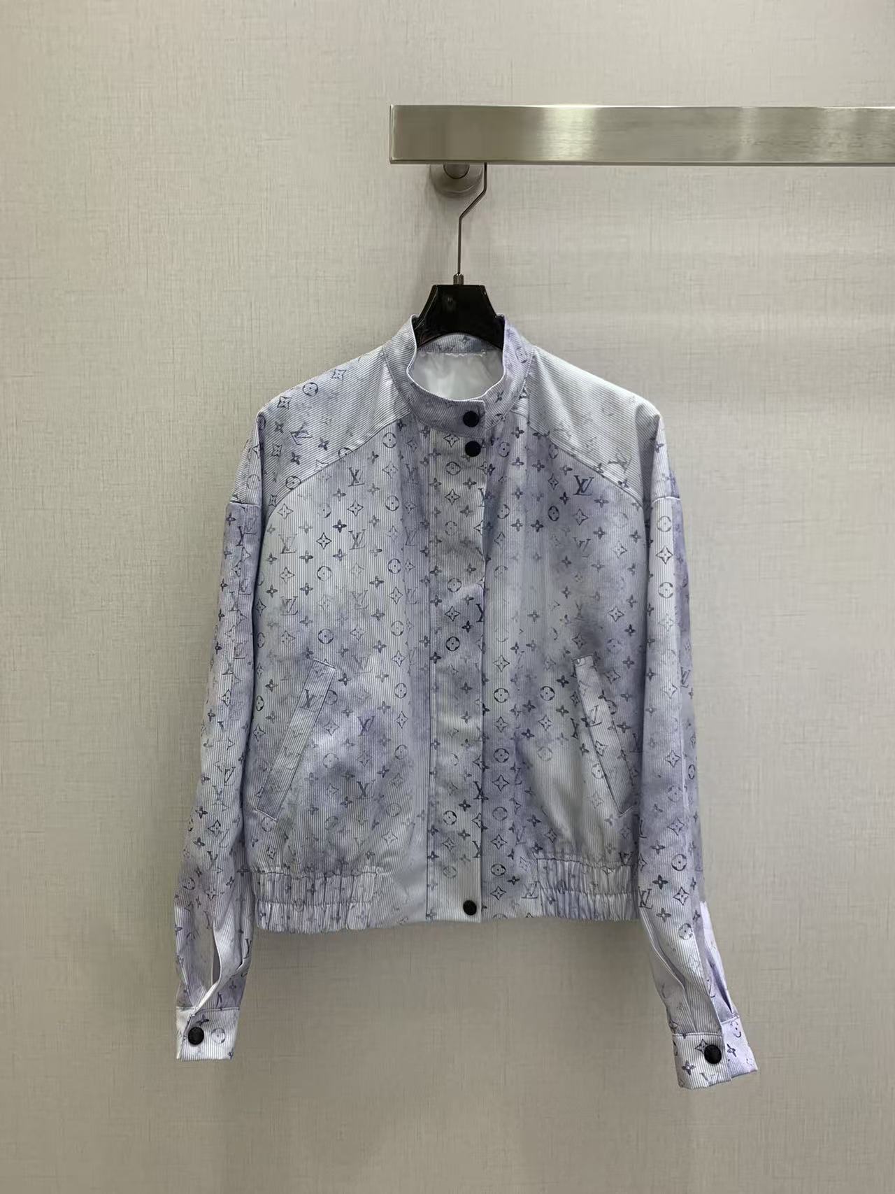 LVプリント スタンドカラー ジャケット＆トラウザーズ 2点セット【50％割引+送料無料】