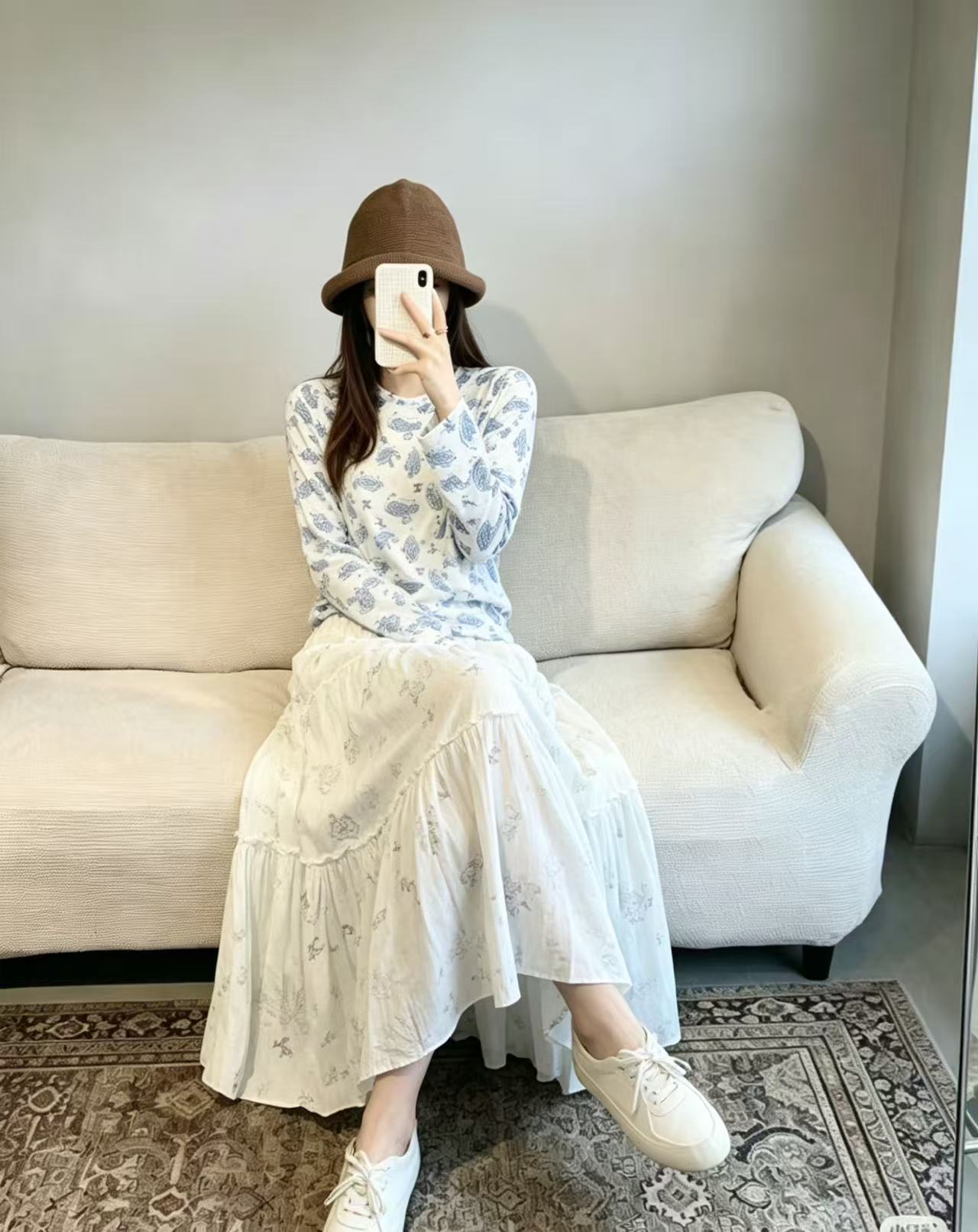 CELINE プリントTシャツ＆スカート 2点セット【50％割引+送料無料】