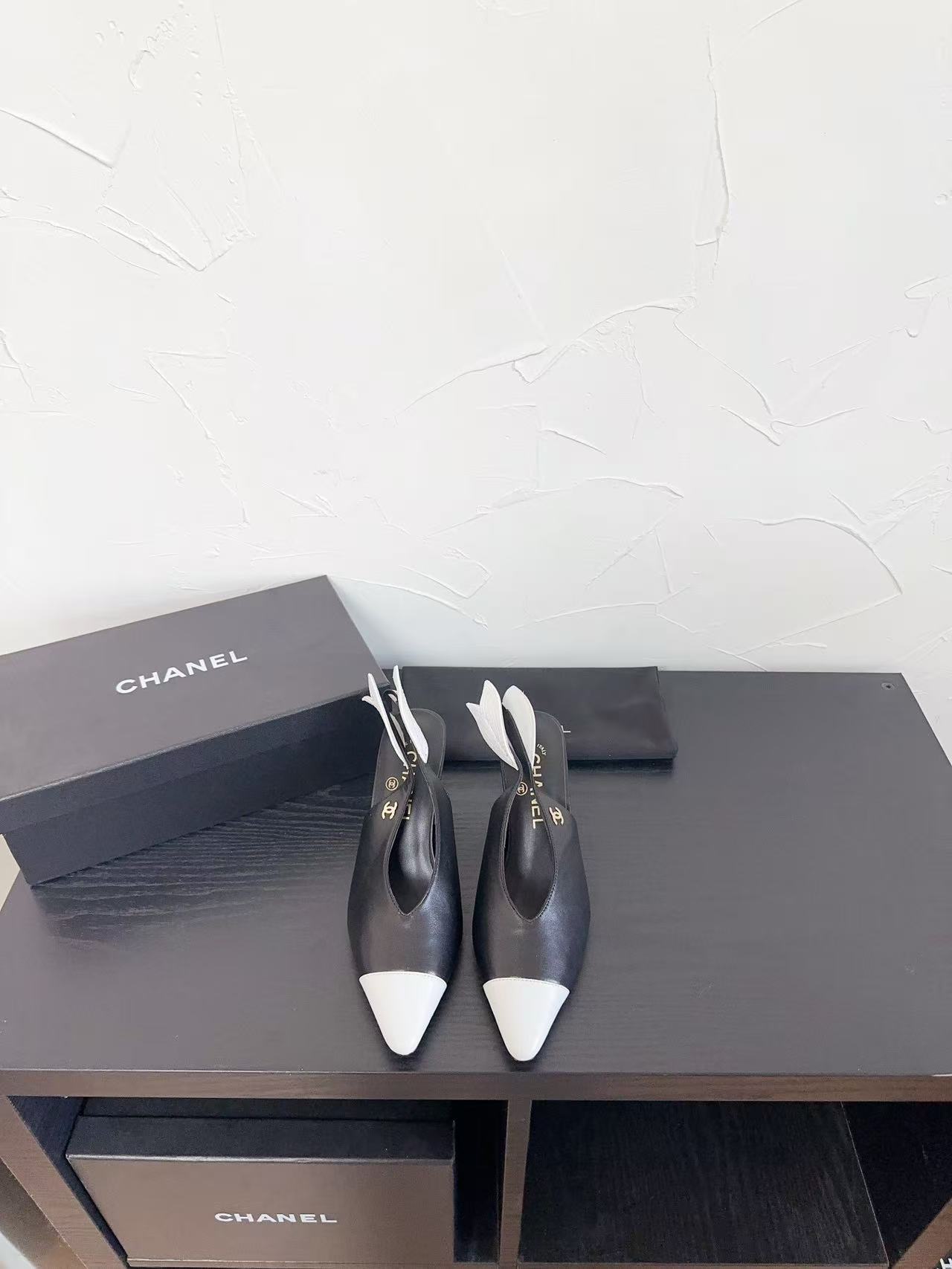 CHANE1 高品質カラーブロックローヒールシューズ【50％割引+送料無料】