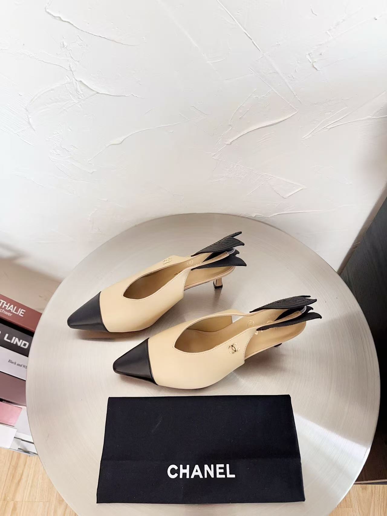 CHANE1 高品質カラーブロックローヒールシューズ【50％割引+送料無料】