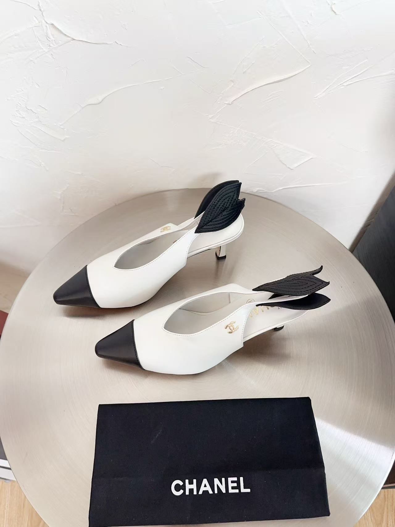 CHANE1 高品質カラーブロックローヒールシューズ【50％割引+送料無料】