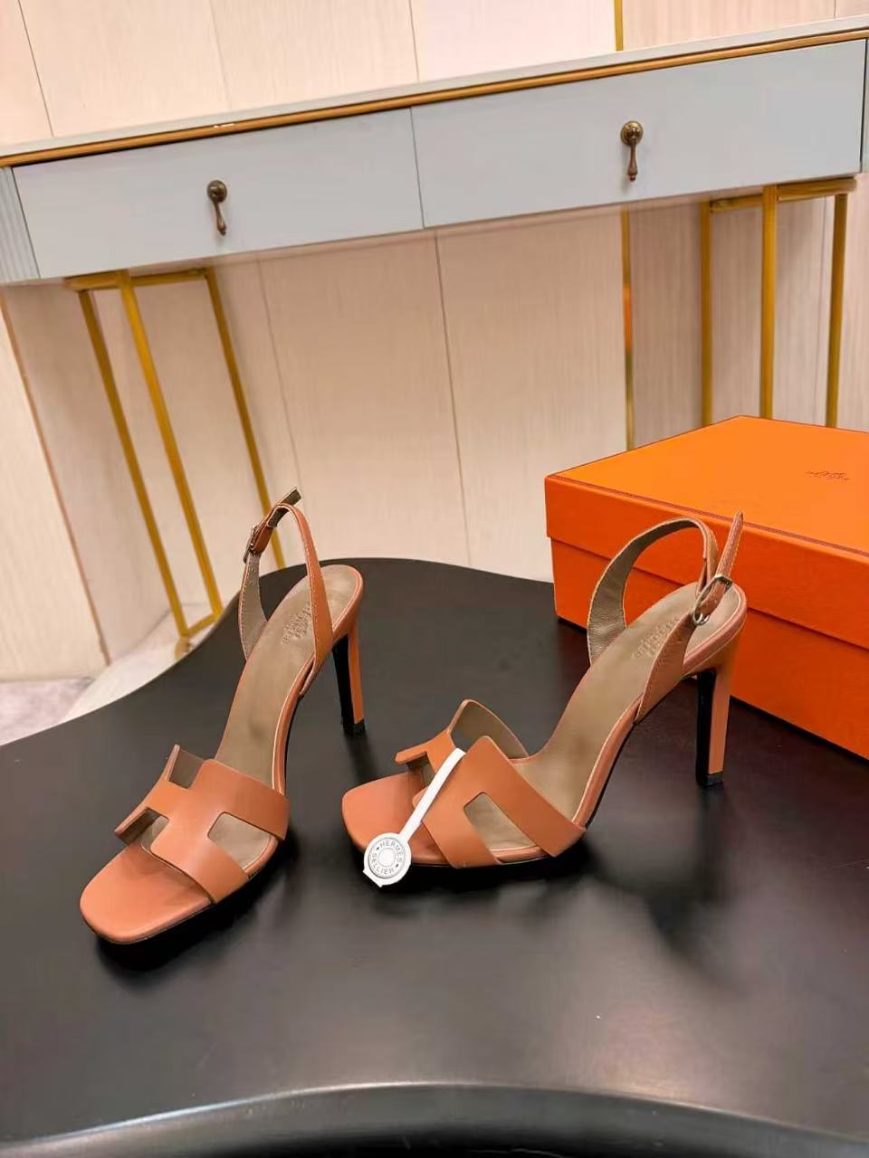 HERME5高品質の牛革製ハイヒール【50％割引+送料無料】