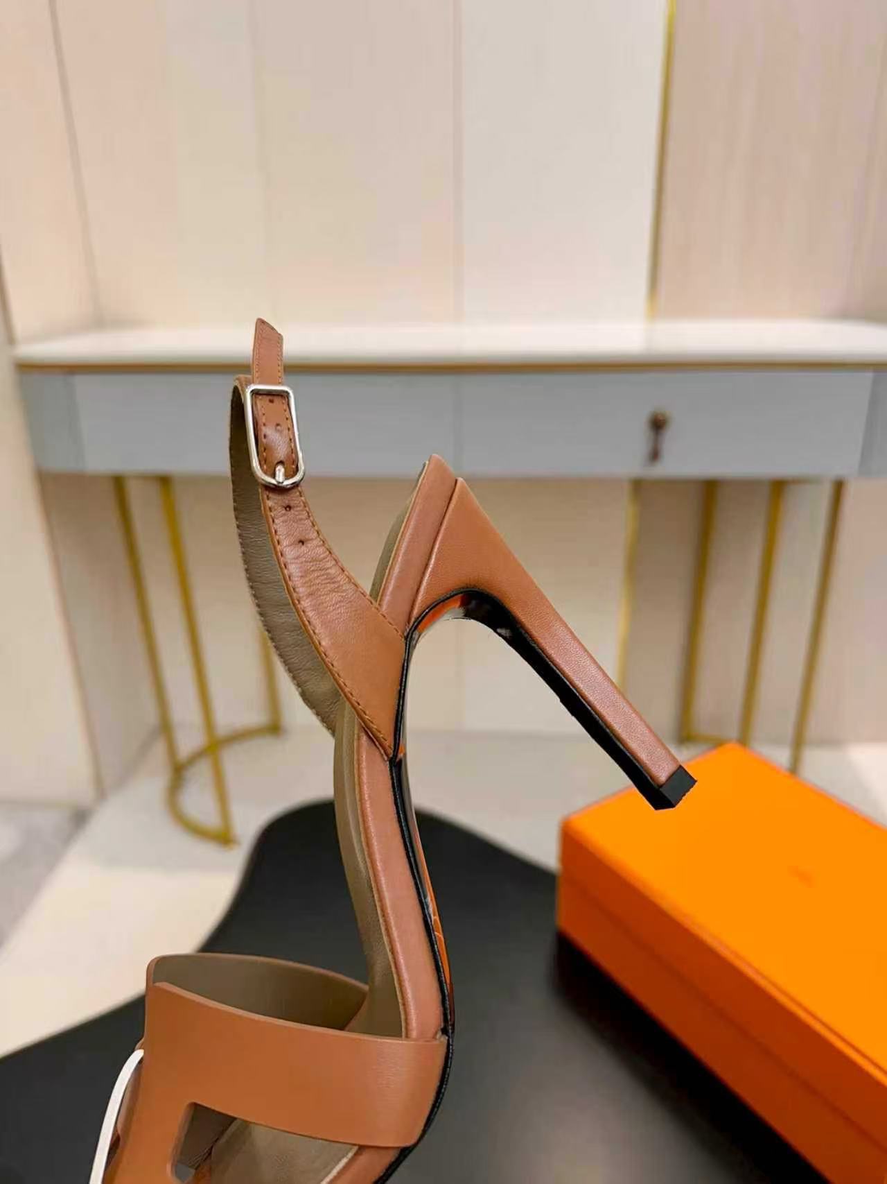 HERME5高品質の牛革製ハイヒール【50％割引+送料無料】