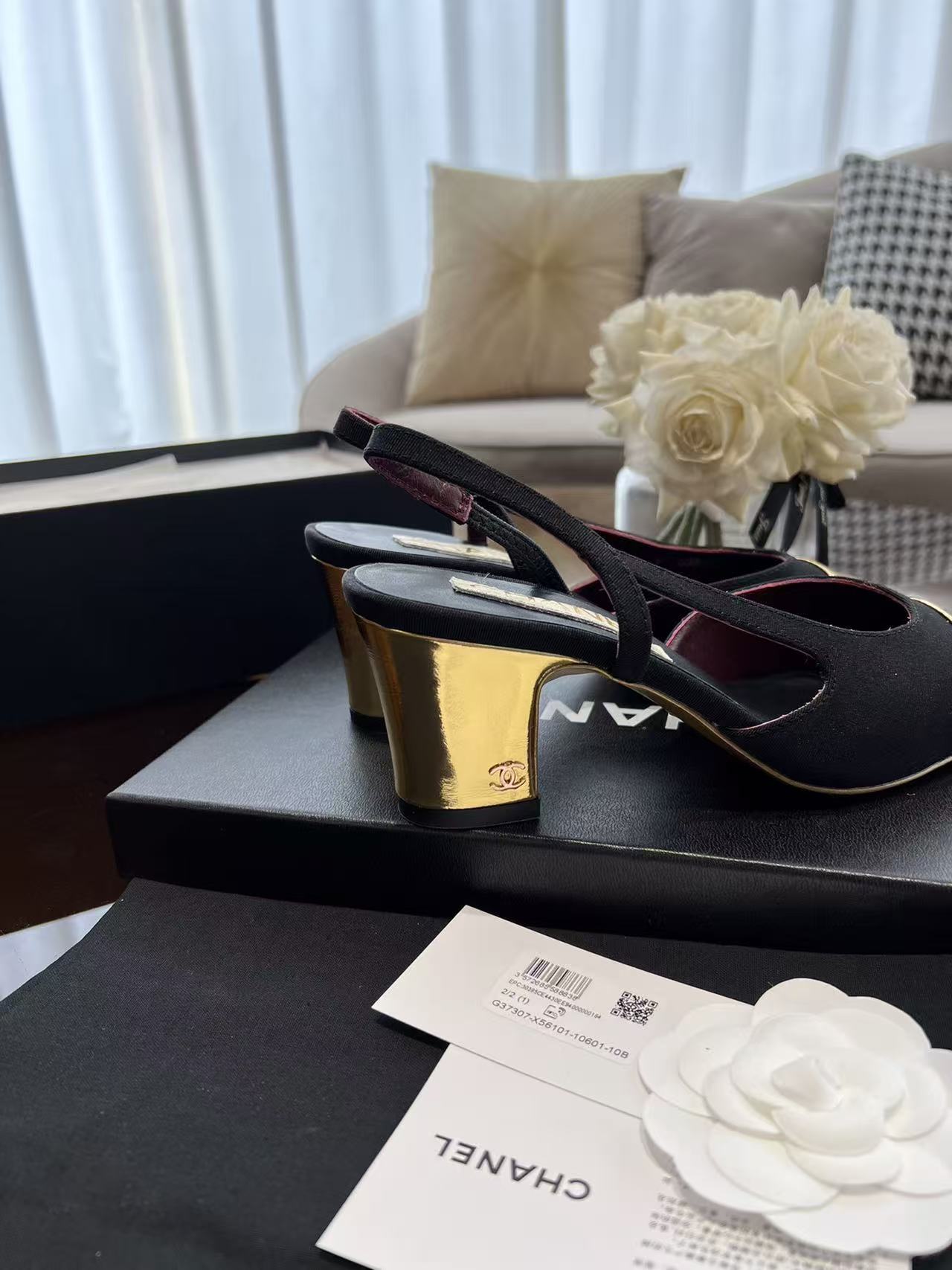 CHANE1 高品質カラーブロックローヒールシューズ【50％割引+送料無料】