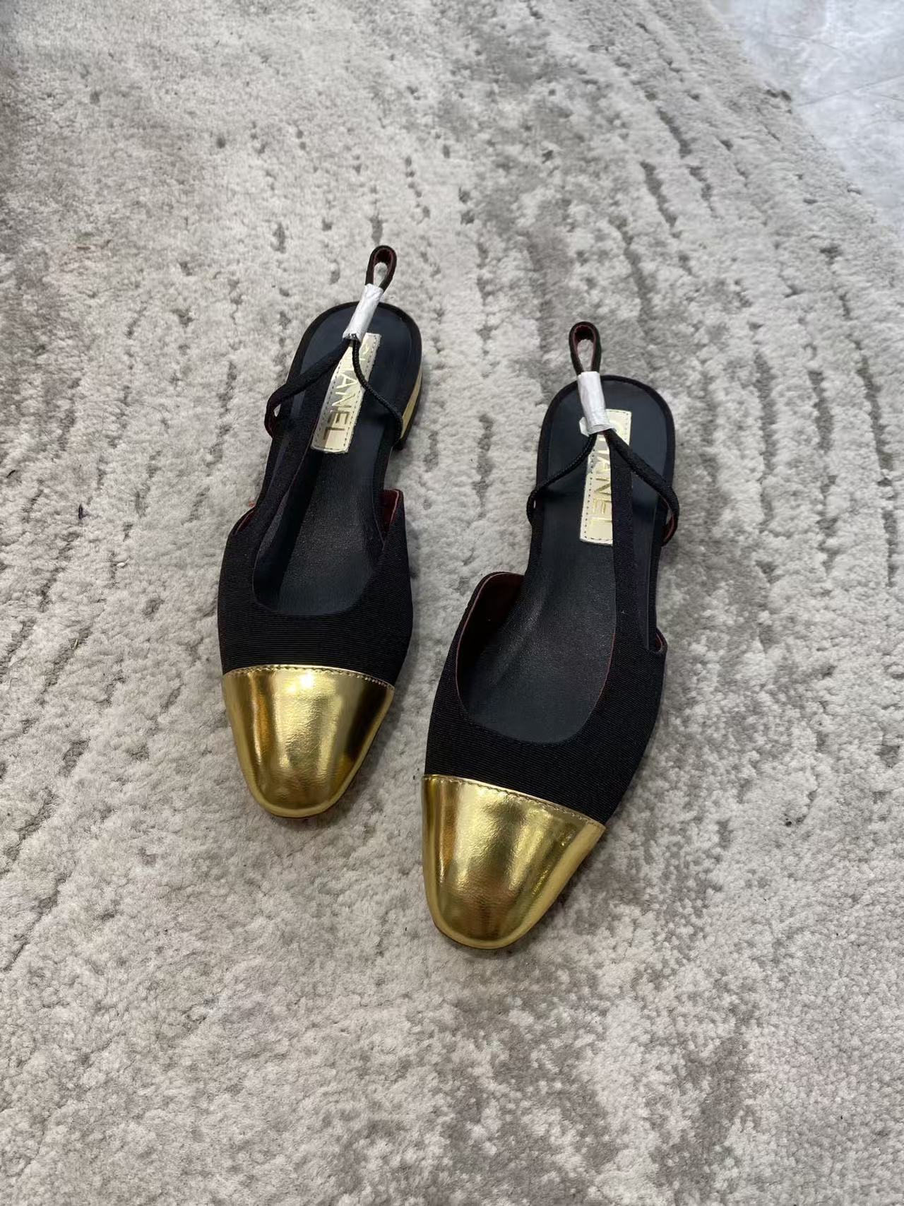 CHANE1 高品質カラーブロックフラットシューズ【50％割引+送料無料】