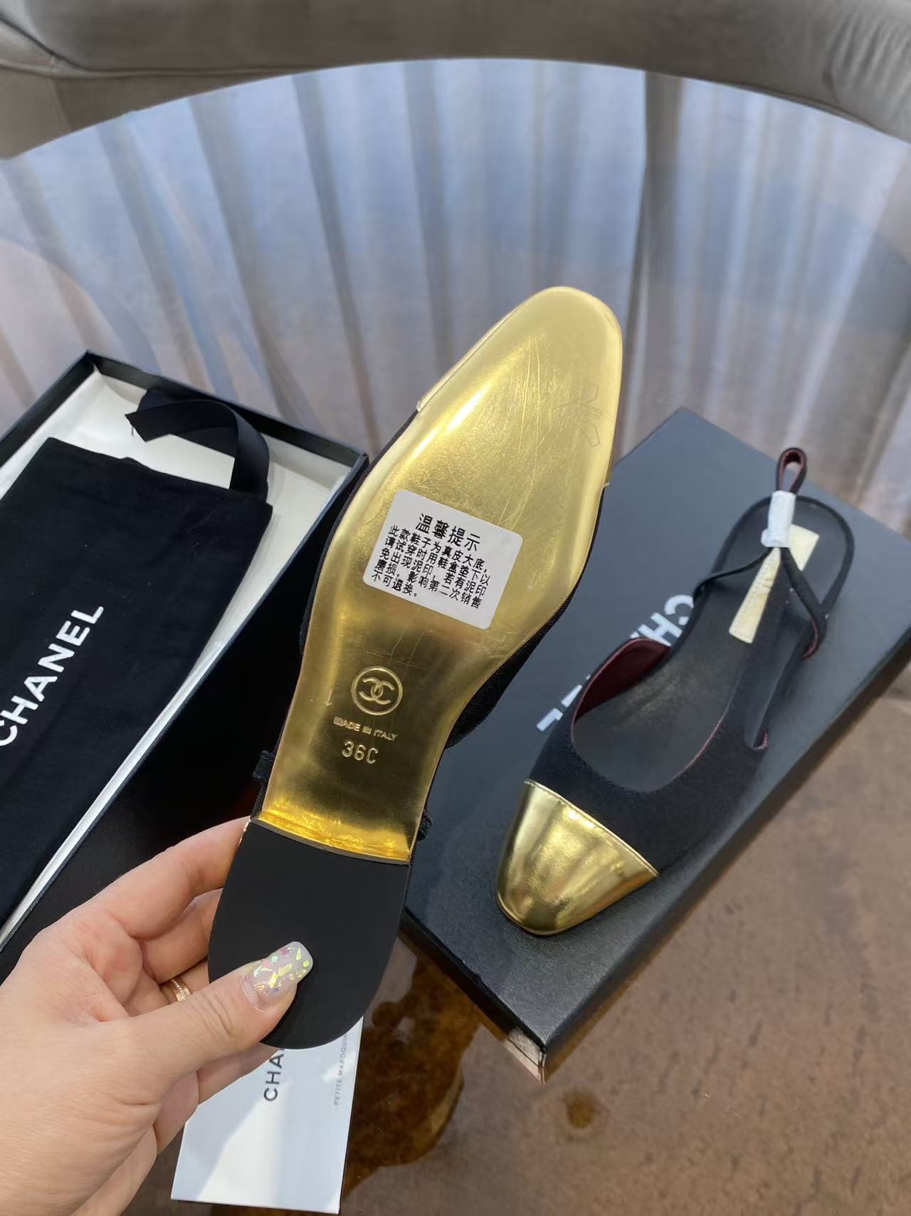 CHANE1 高品質カラーブロックフラットシューズ【50％割引+送料無料】