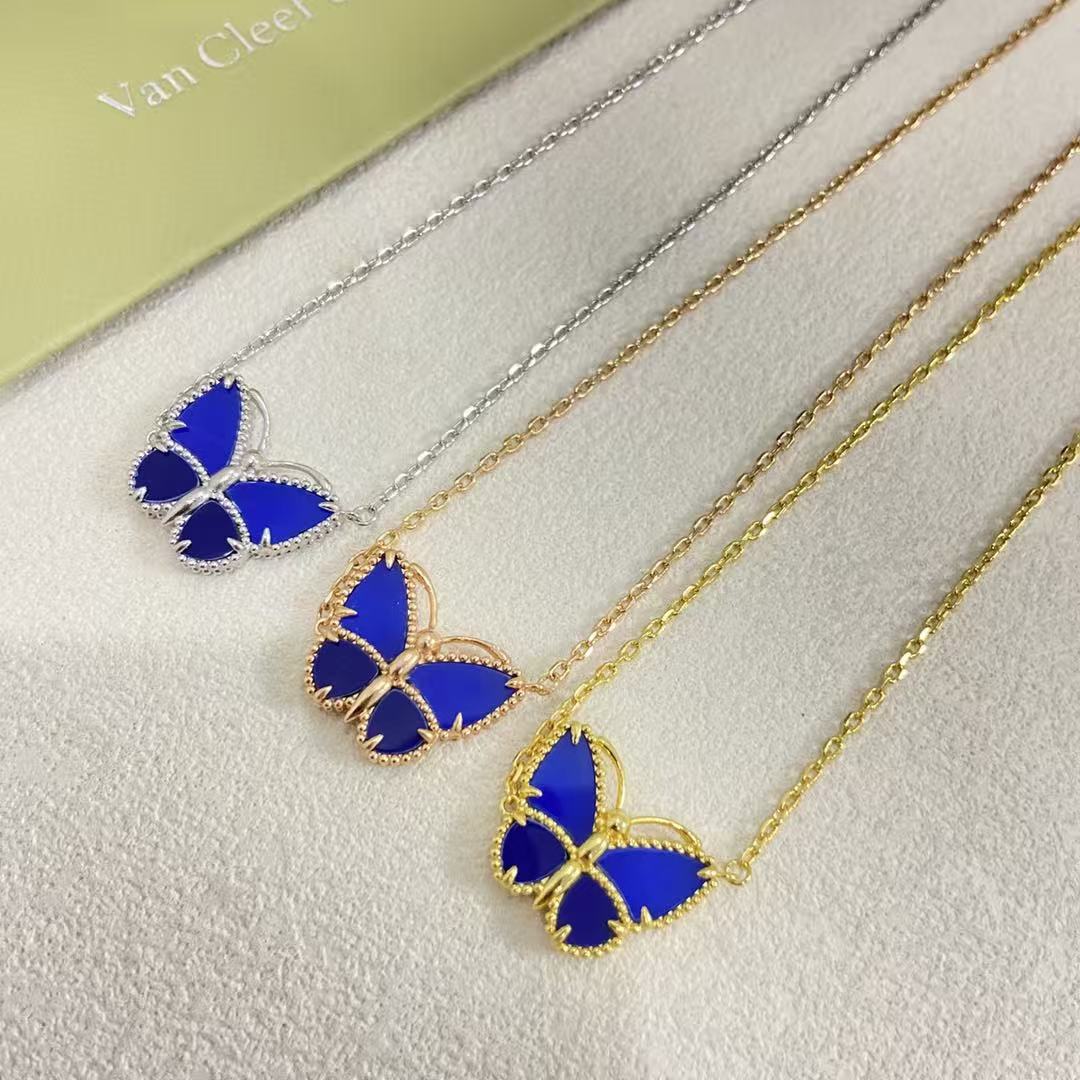 Van C1eef & Arpels バタフライ ネックレス【50％割引+送料無料】