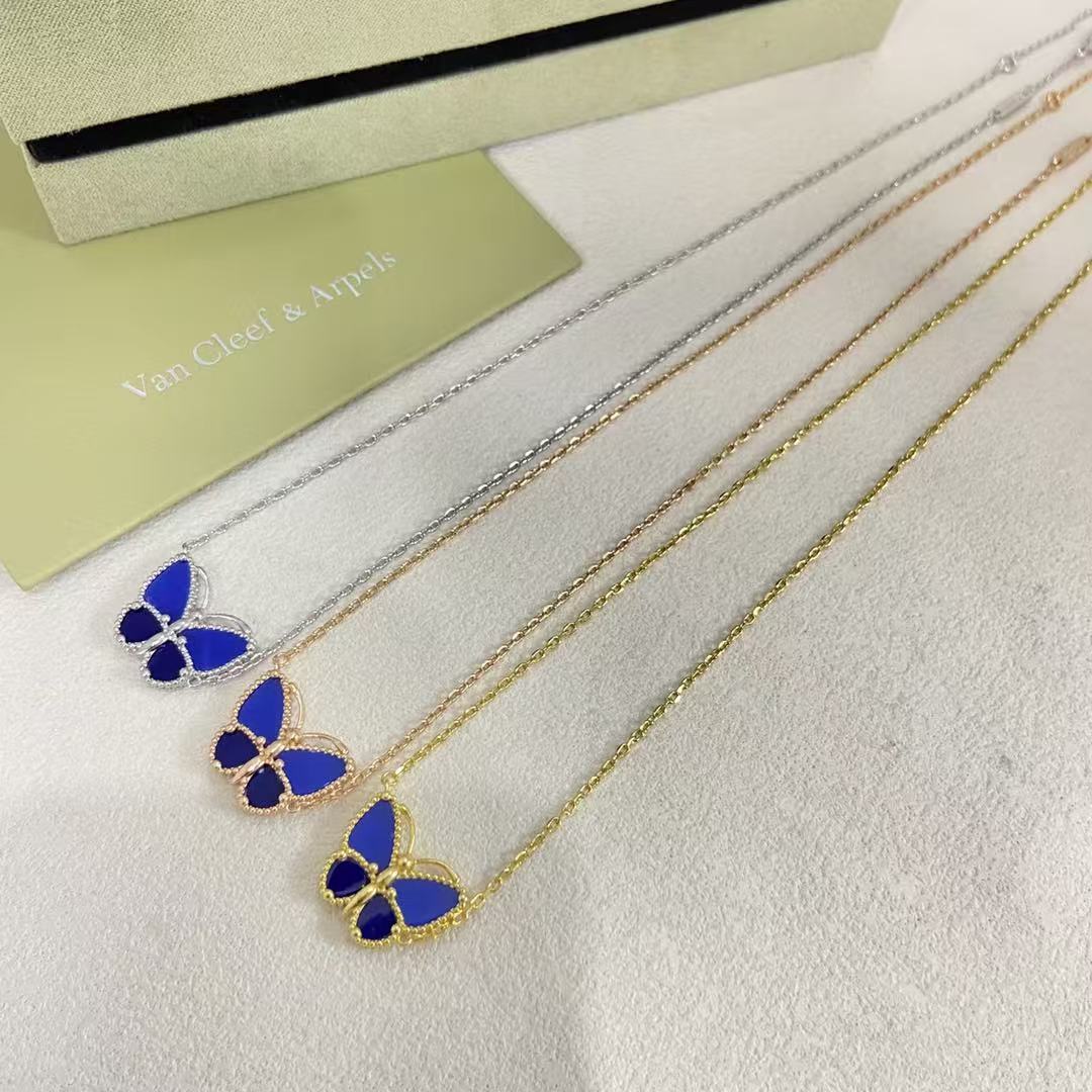 Van C1eef & Arpels バタフライ ネックレス【50％割引+送料無料】