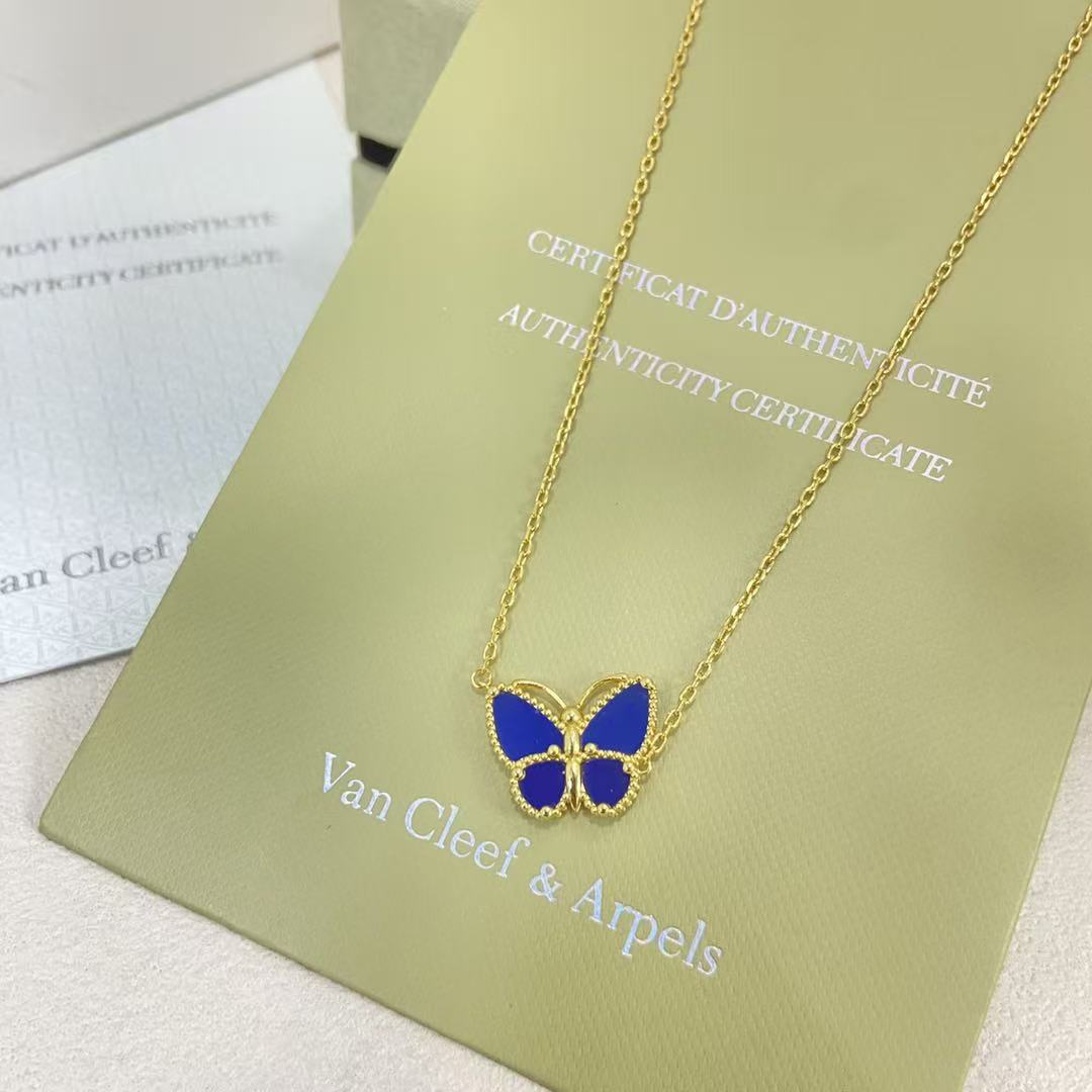 Van C1eef & Arpels バタフライ ネックレス【50％割引+送料無料】