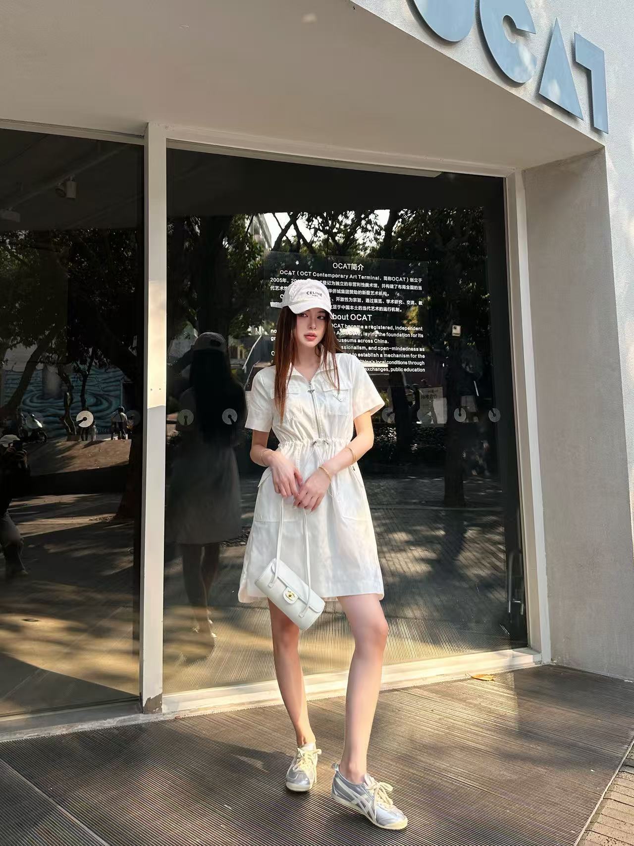 PR4DA トライアングルロゴ ドローストリング 半袖ドレス【50％割引+送料無料】