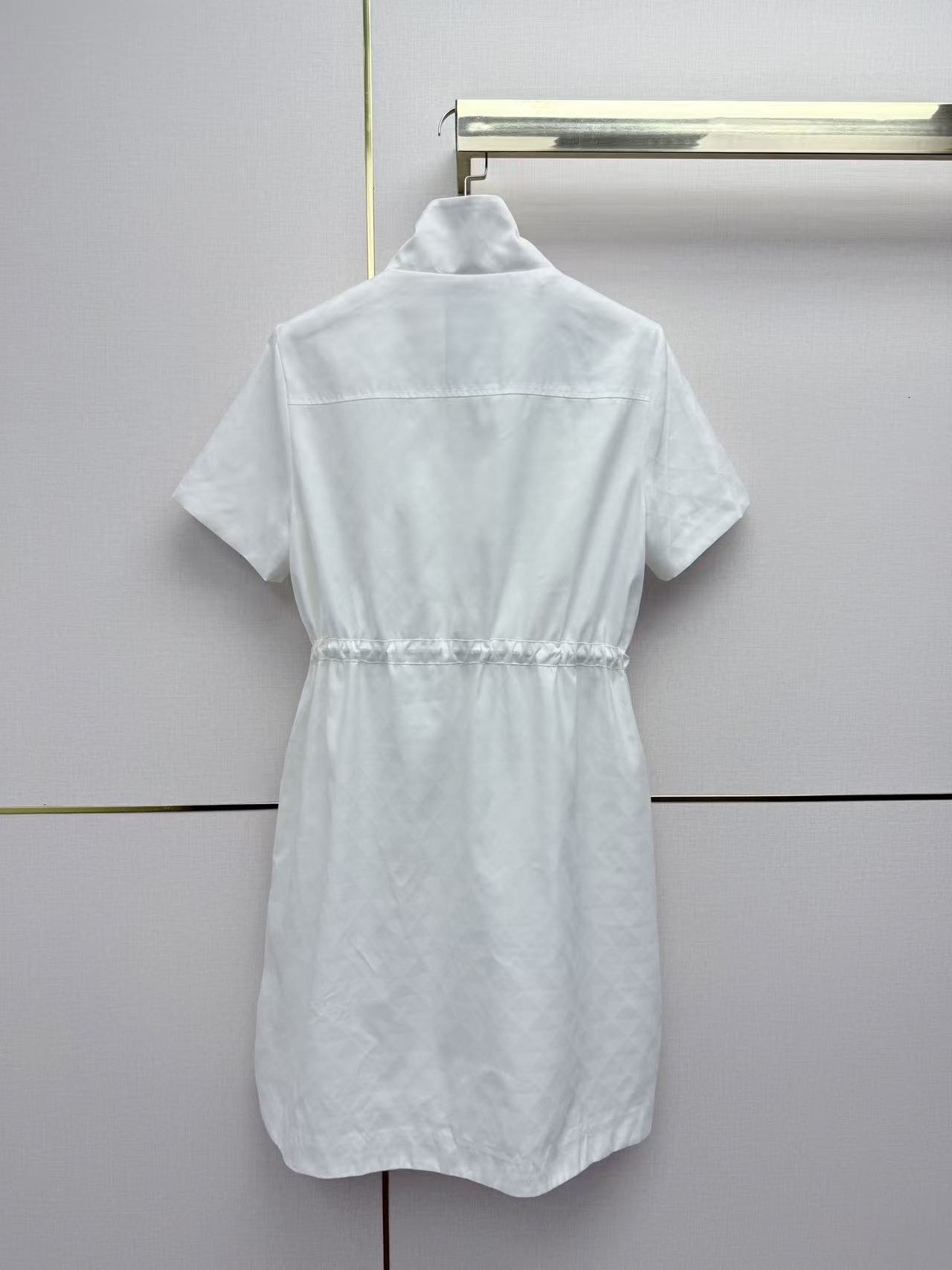 PR4DA トライアングルロゴ ドローストリング 半袖ドレス【50％割引+送料無料】