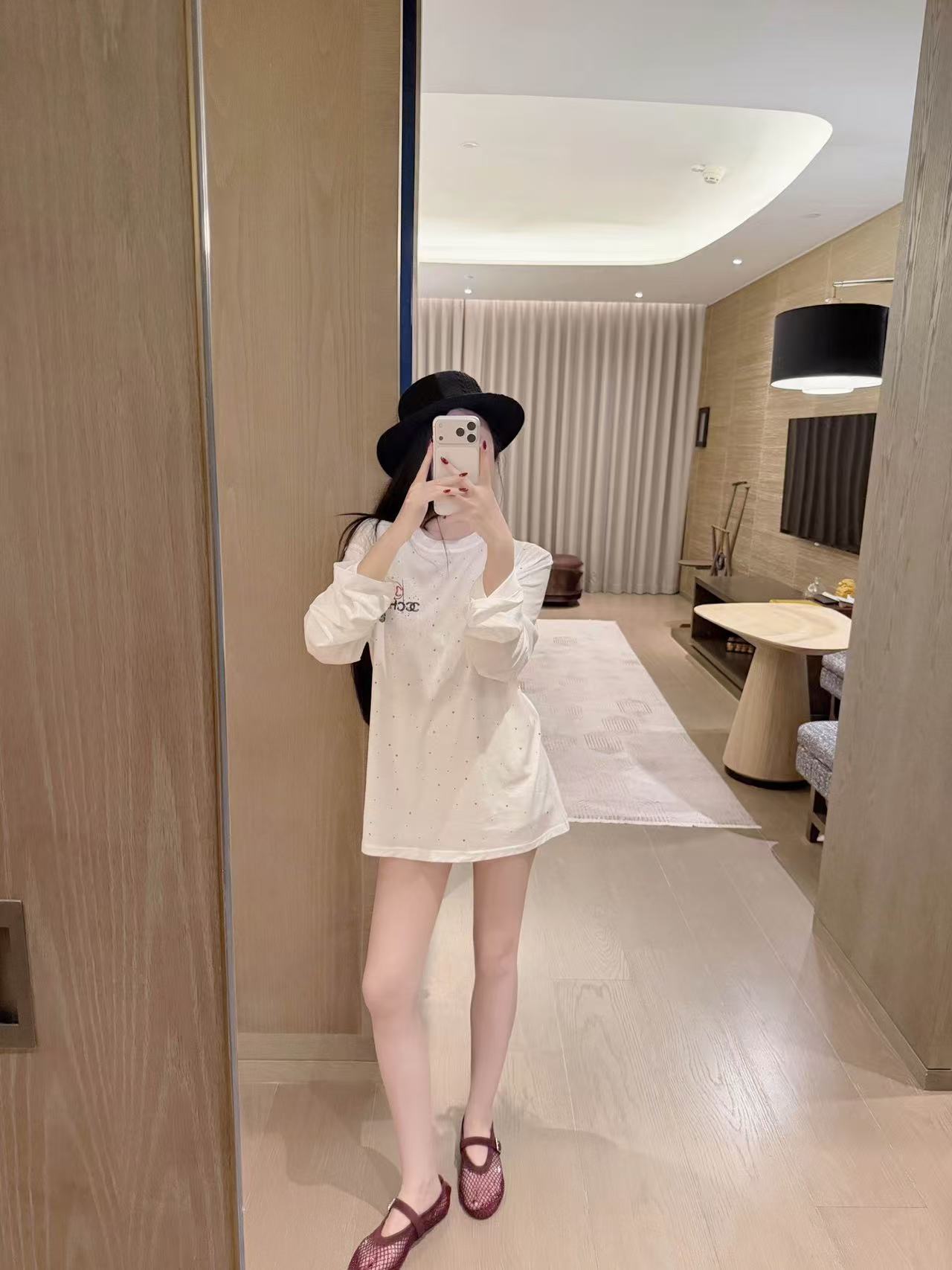 CHANE1 日焼け止めレターTシャツ【50％割引+送料無料】