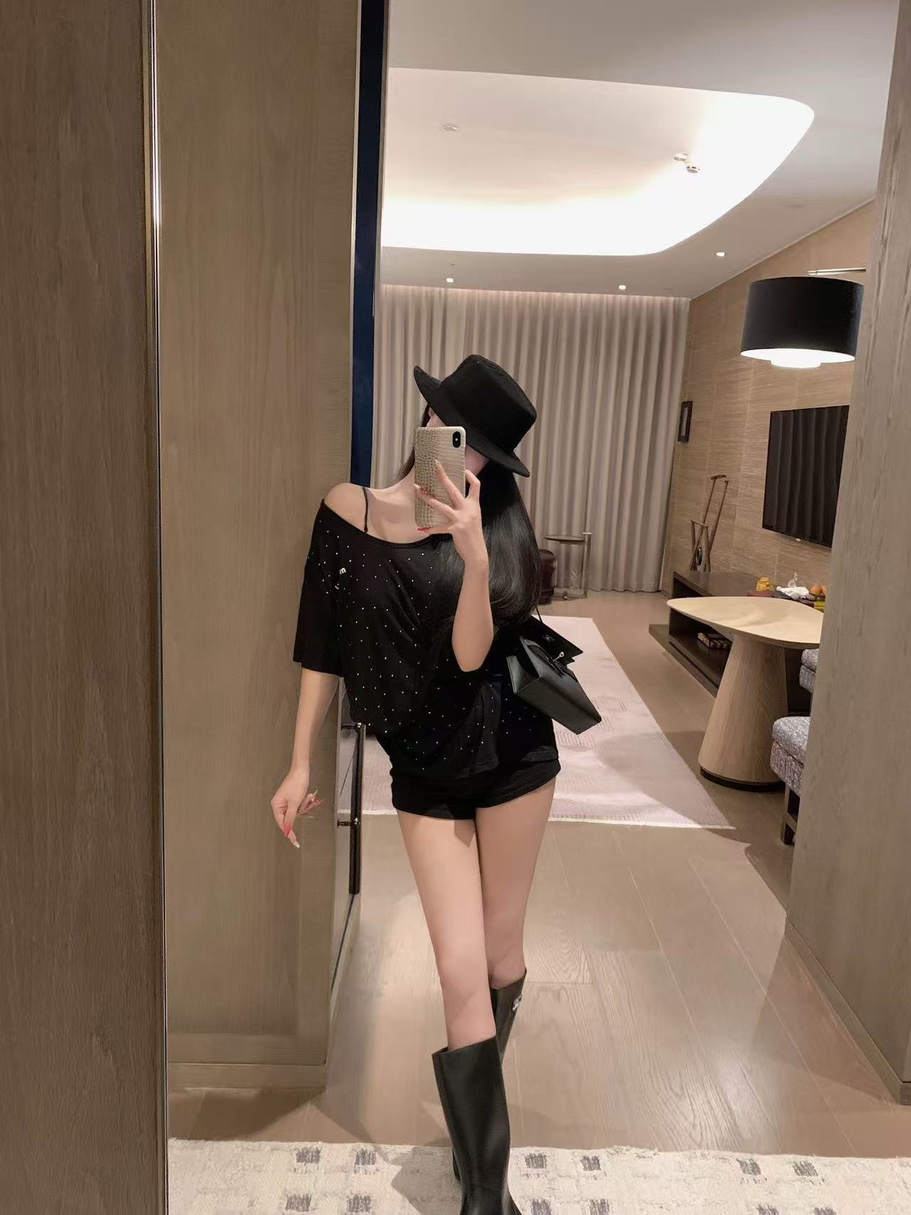 CHANE1 レースラインストーン日焼け止めTシャツ【50％割引+送料無料】