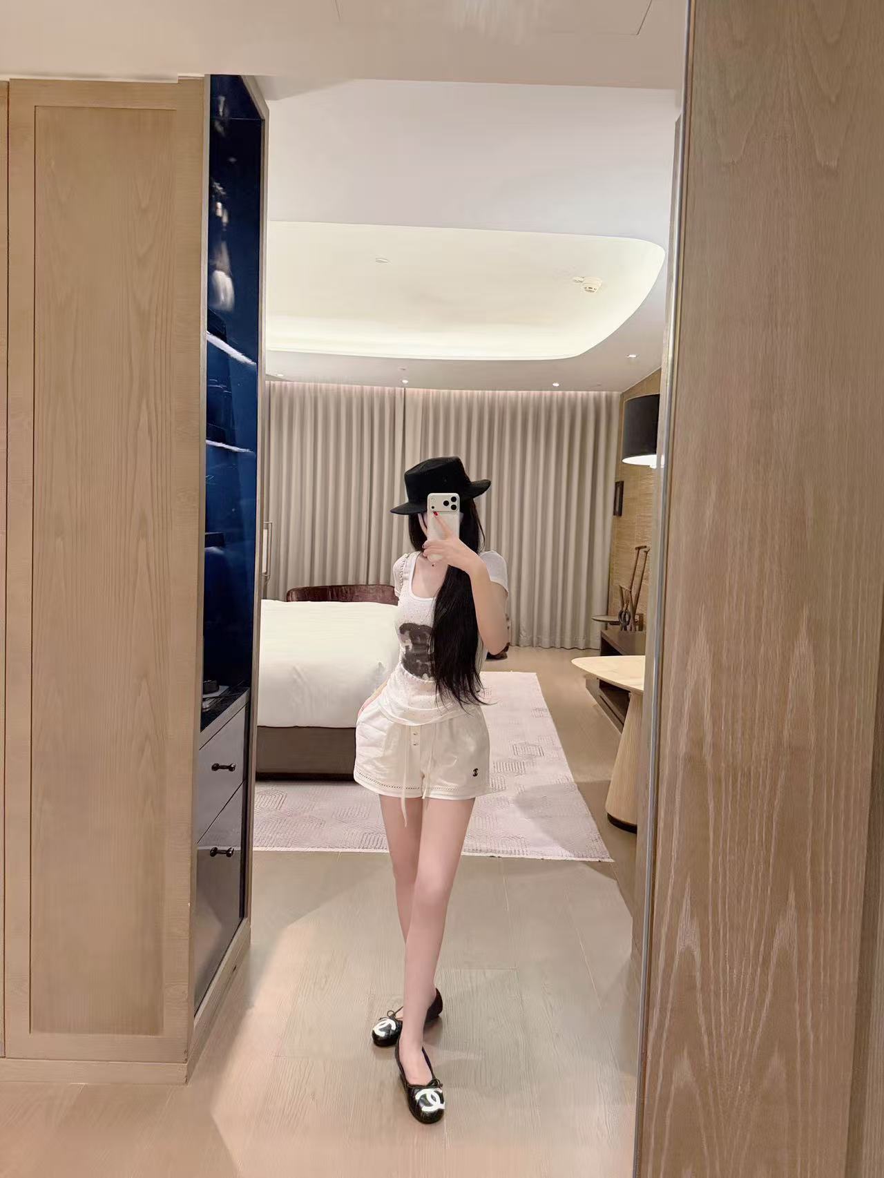 CHANE1 ダブルC 中空レースショーツ【50％割引+送料無料】