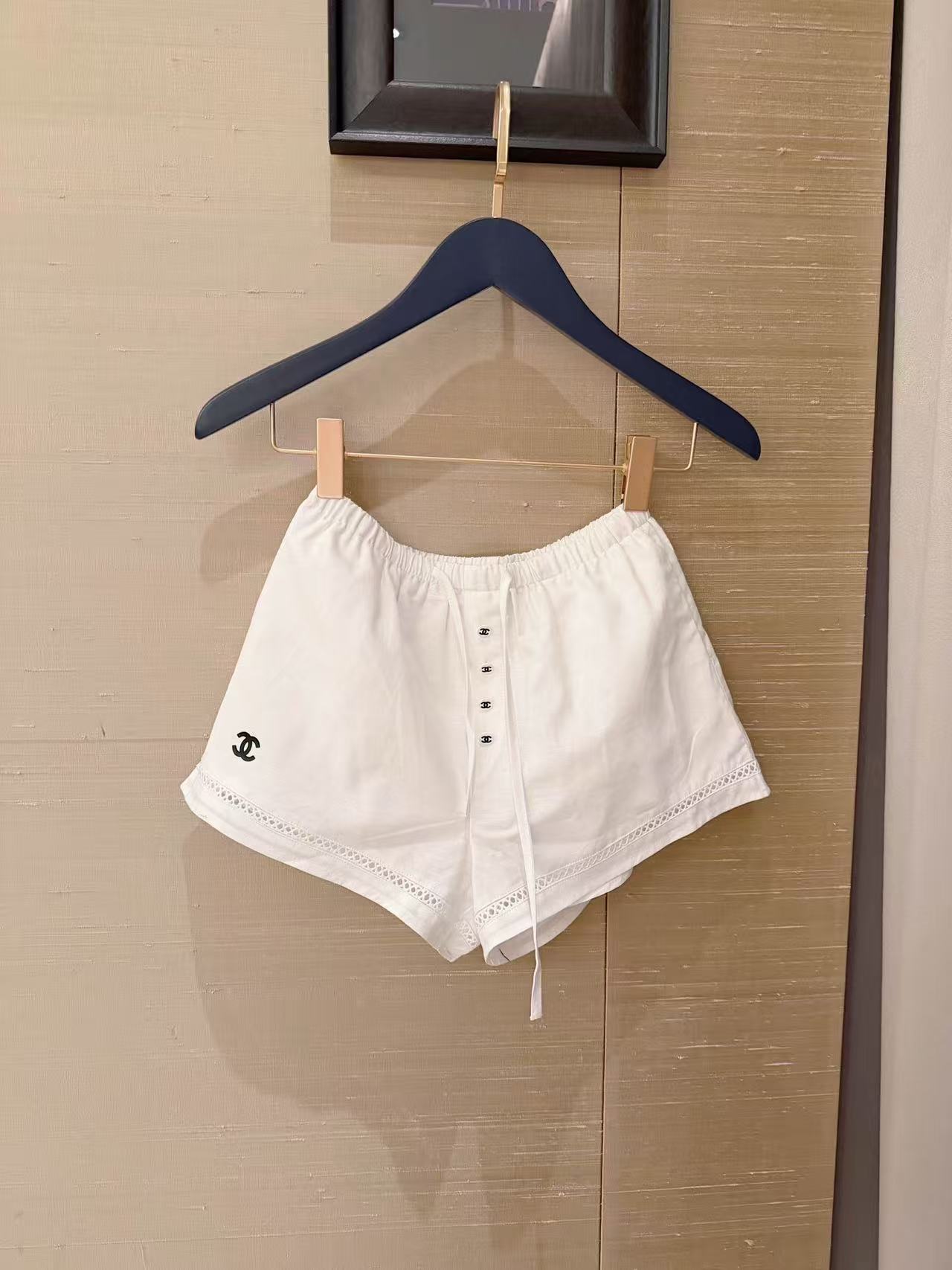 CHANE1 ダブルC 中空レースショーツ【50％割引+送料無料】