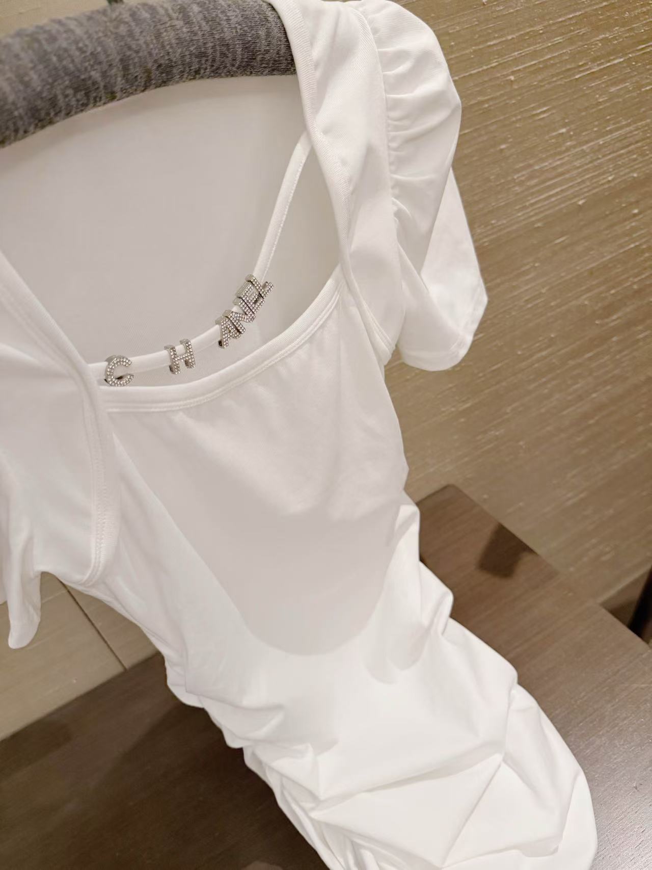 CHANE1 レターフィットドレス【50％割引+送料無料】