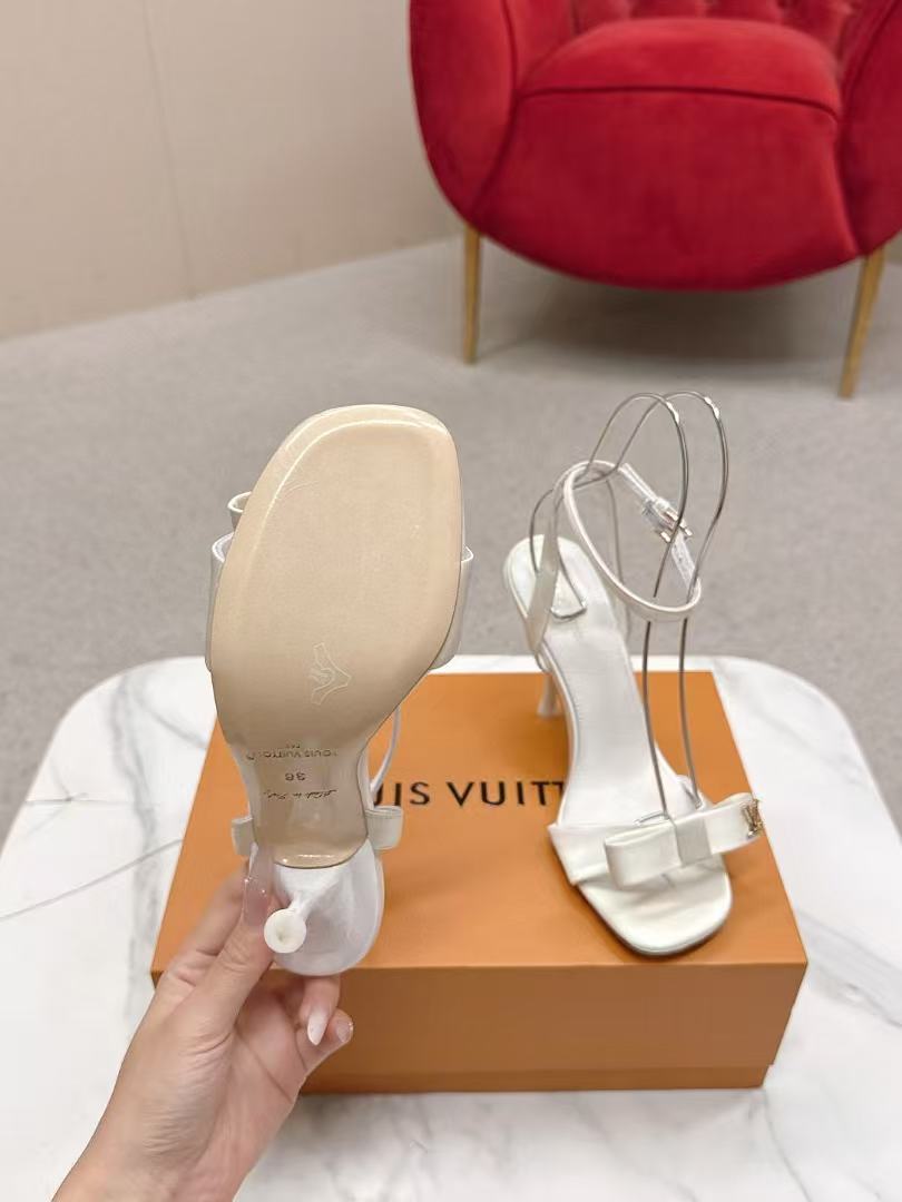 LV高品質の蝶ネクタイ付きスティレットヒール【50％割引+送料無料】