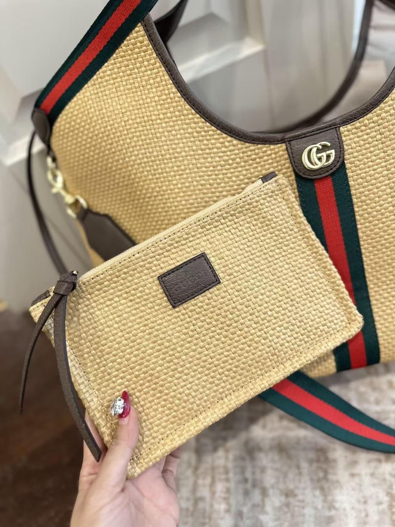 GUCCI ストロートートバッグ【50％割引+送料無料】